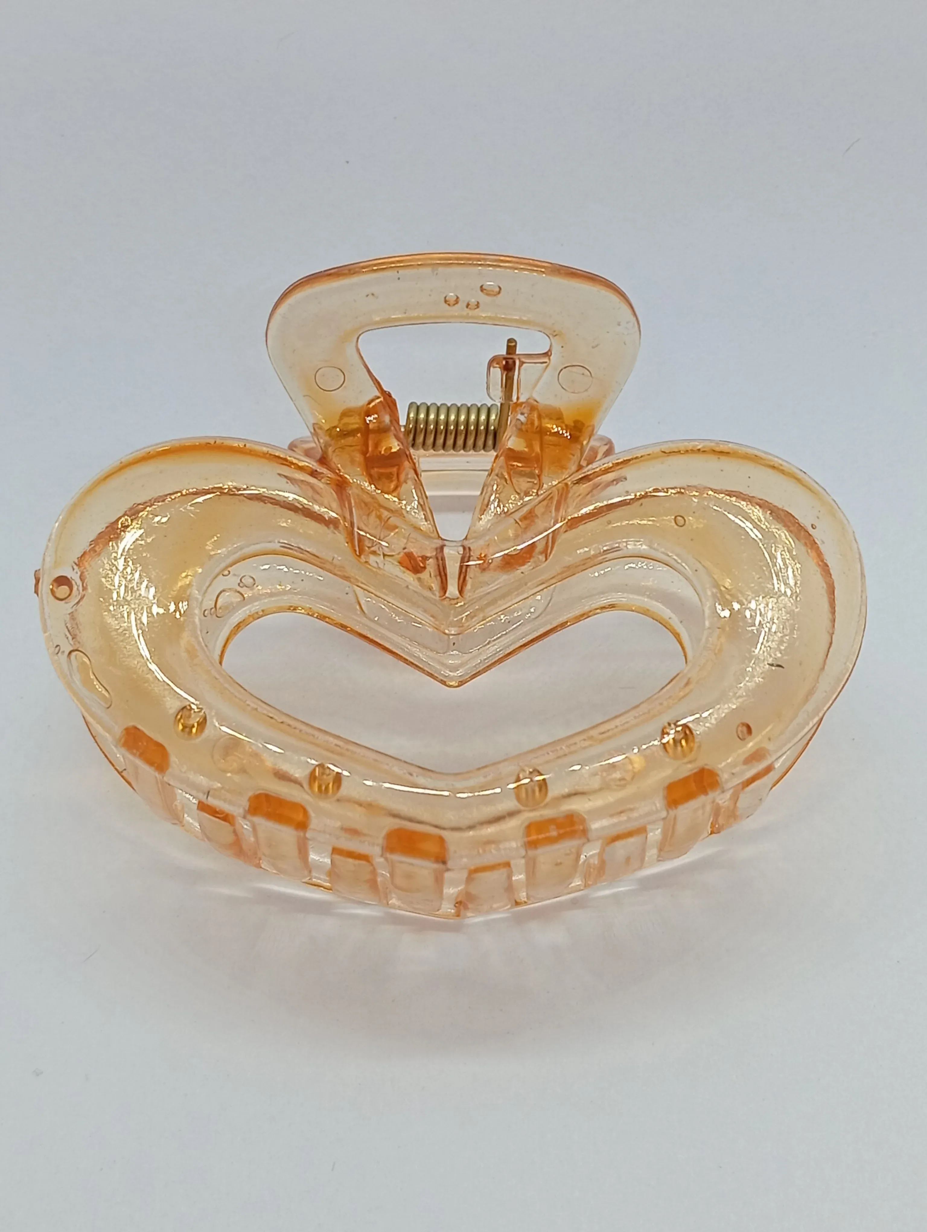 Heart-Shaped Hair Claw Clip
