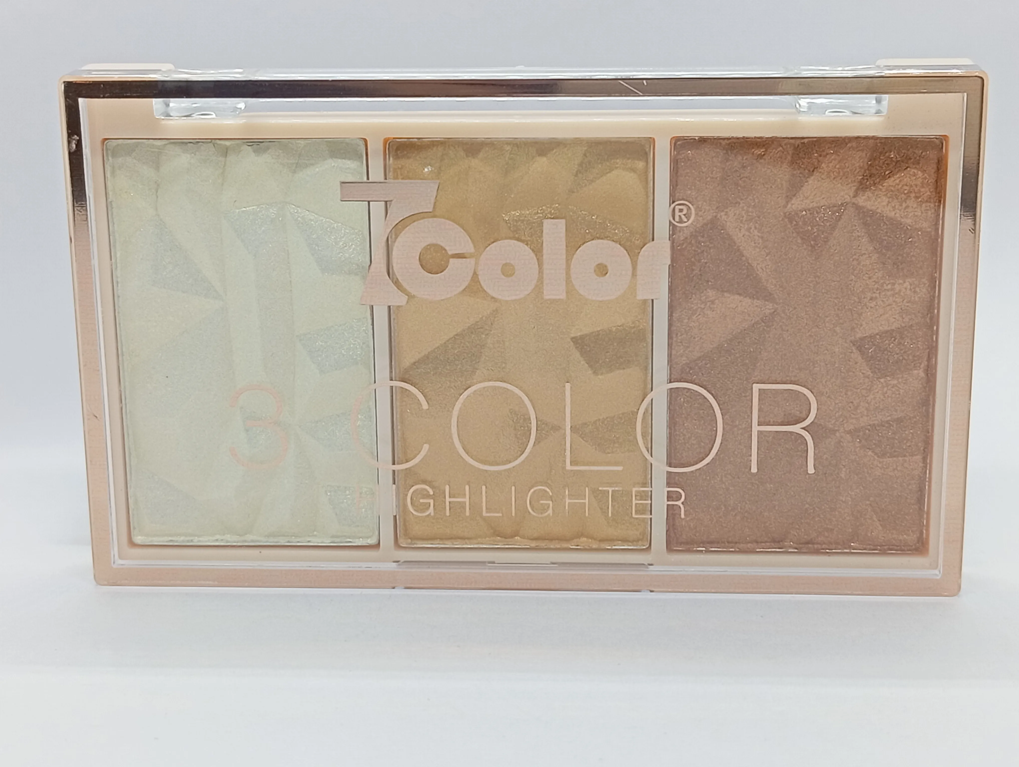 7 Color 3 Color Highlighter Palette