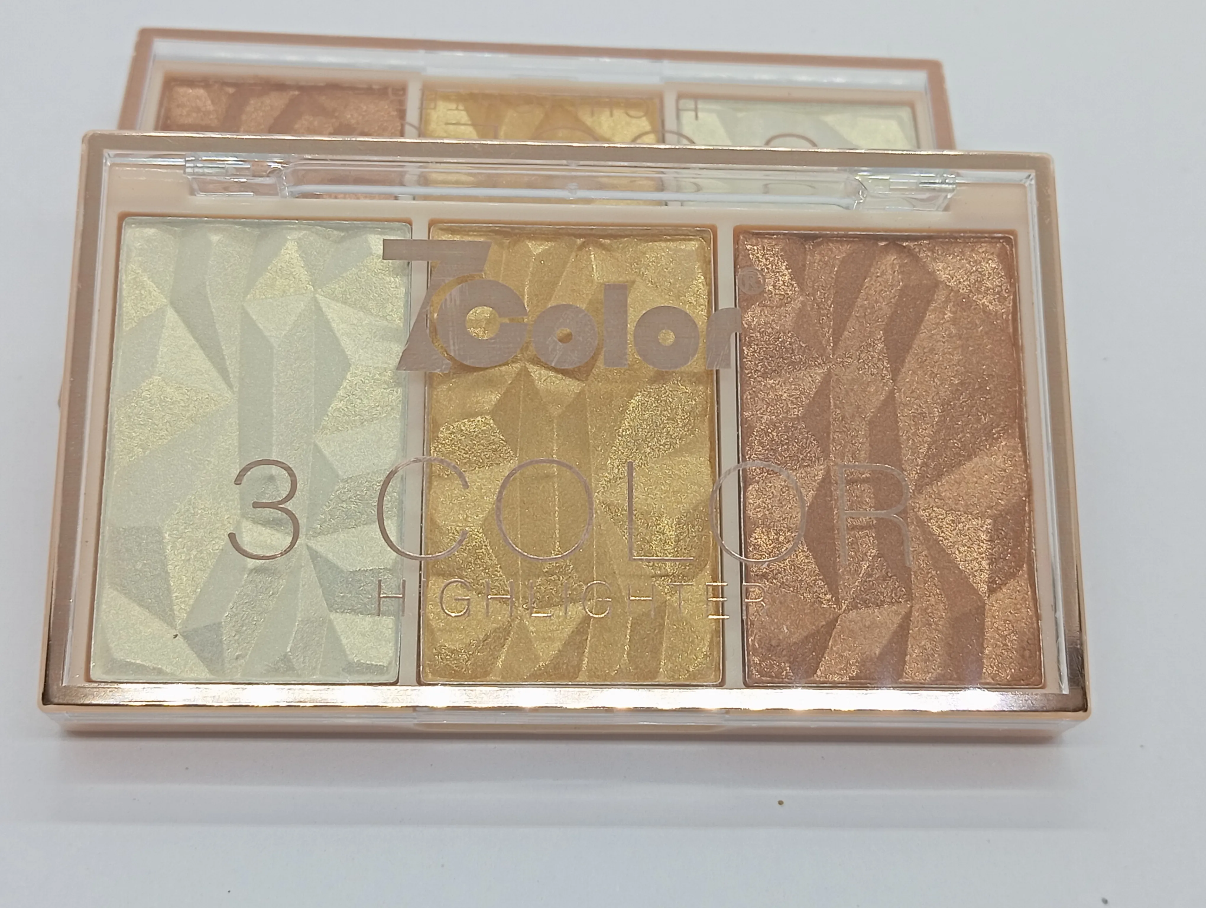 7 Color 3 Color Highlighter Palette