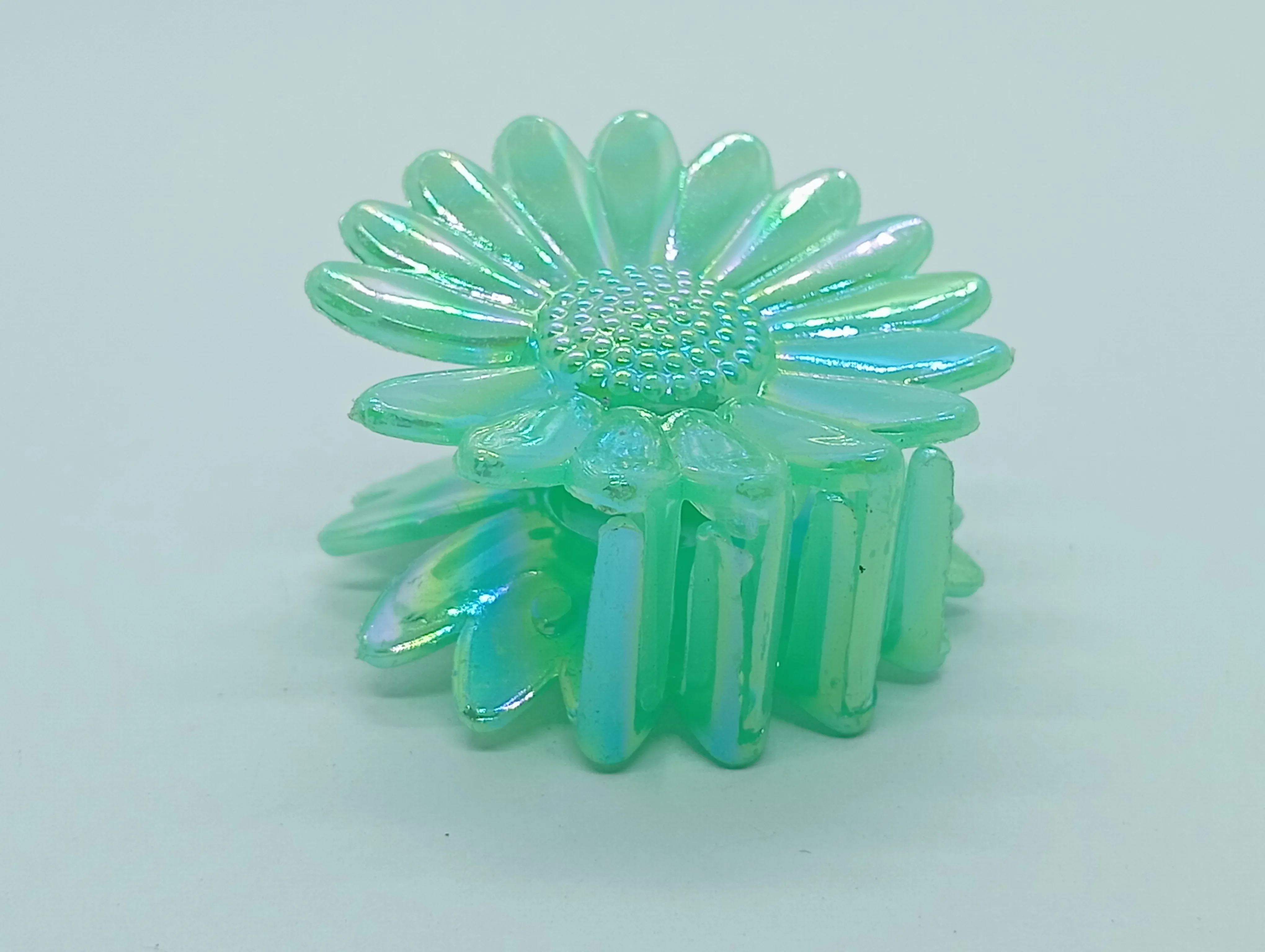 Iridescent Flower Hair Clip