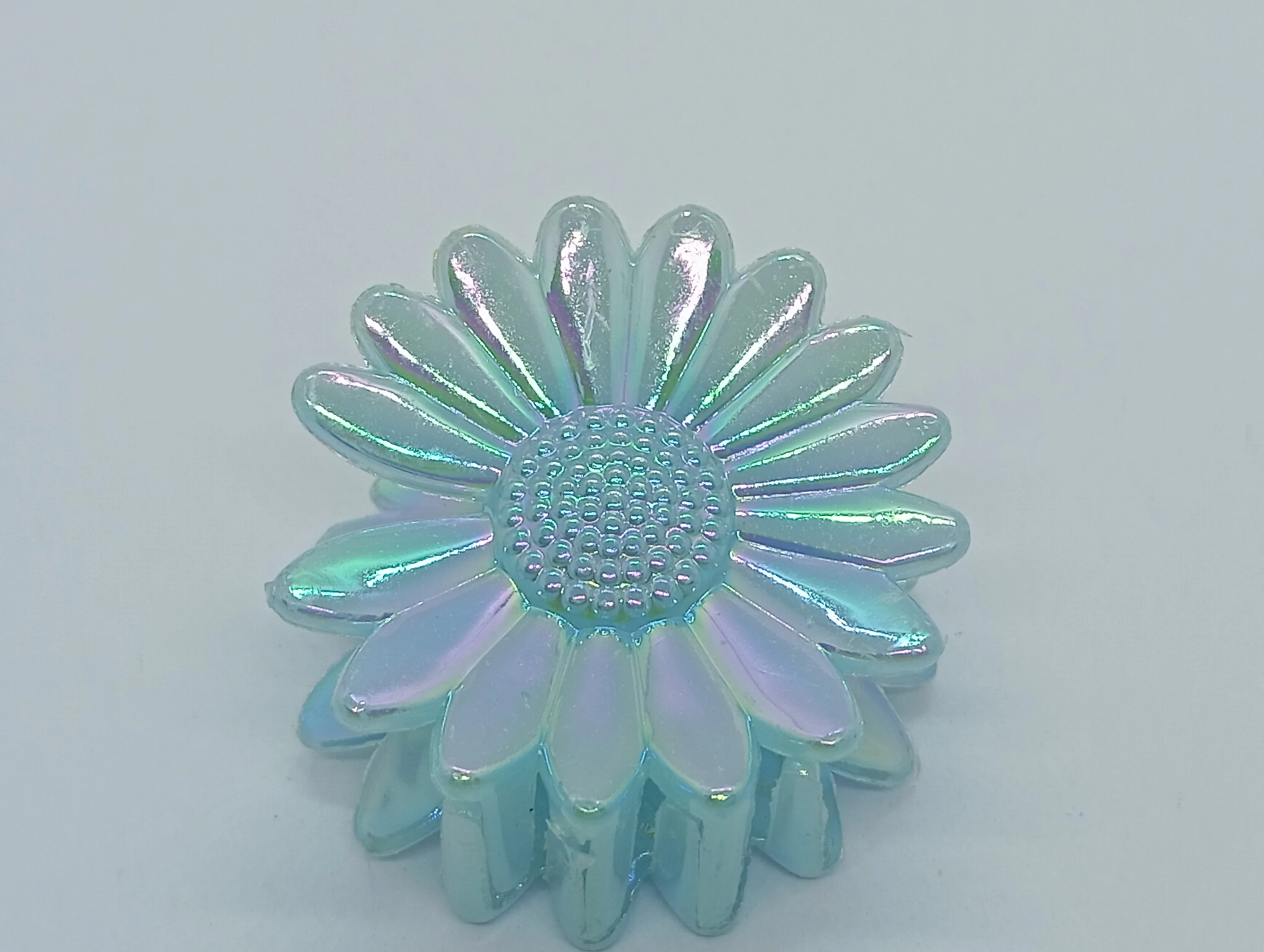 Iridescent Flower Hair Clip