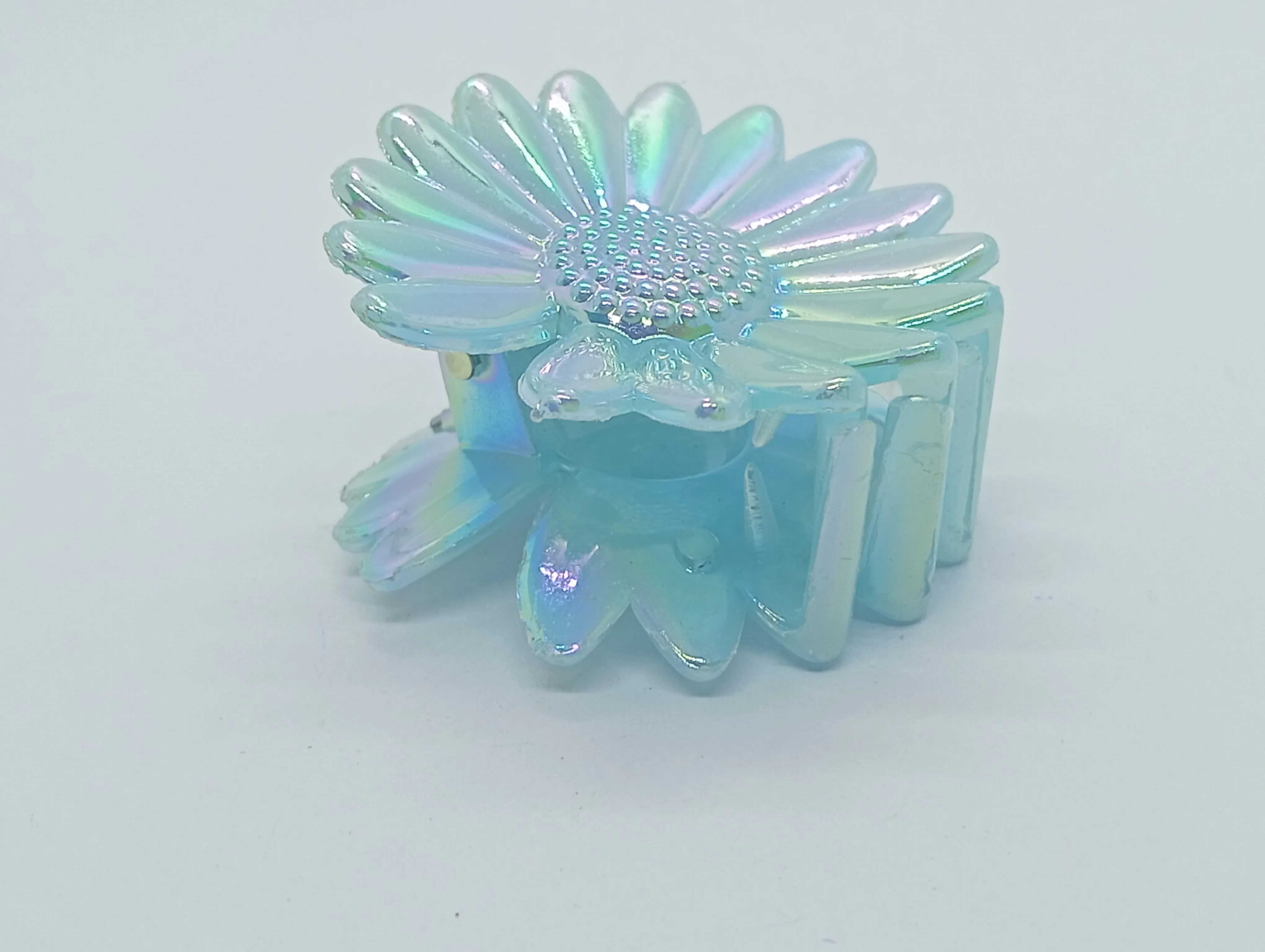 Iridescent Flower Hair Clip