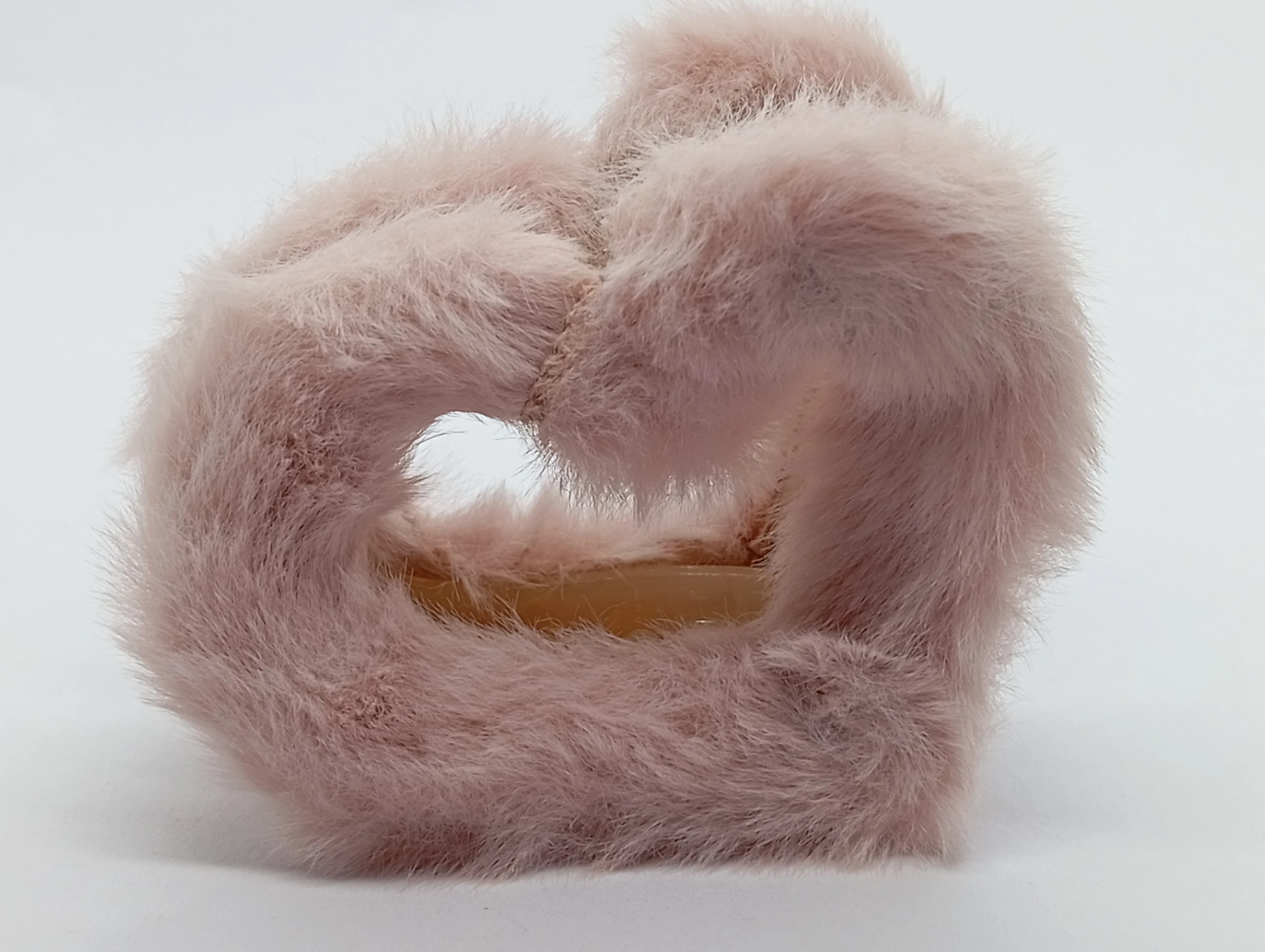 Faux Fur Hair Claw Clip