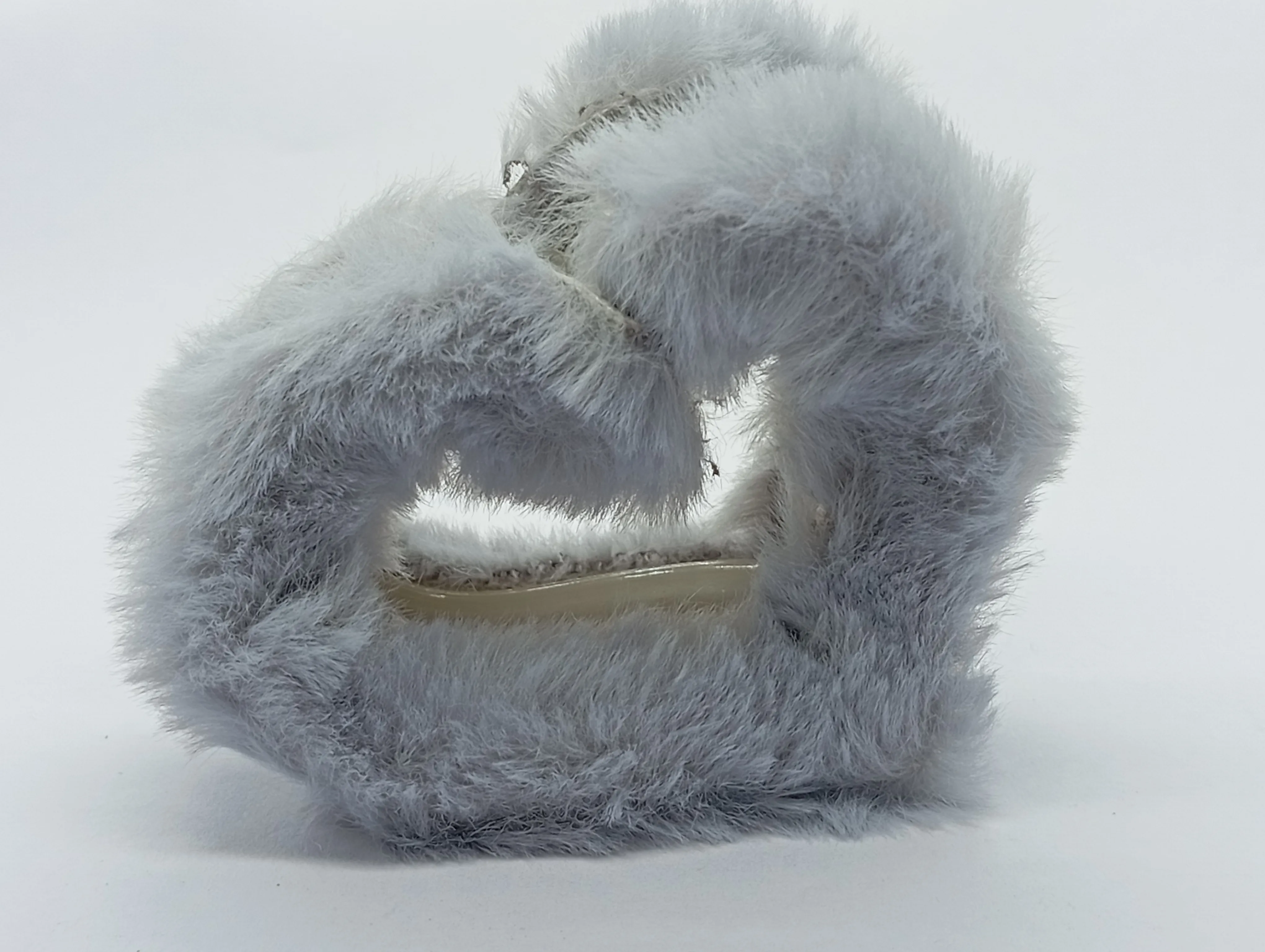 Faux Fur Hair Claw Clip