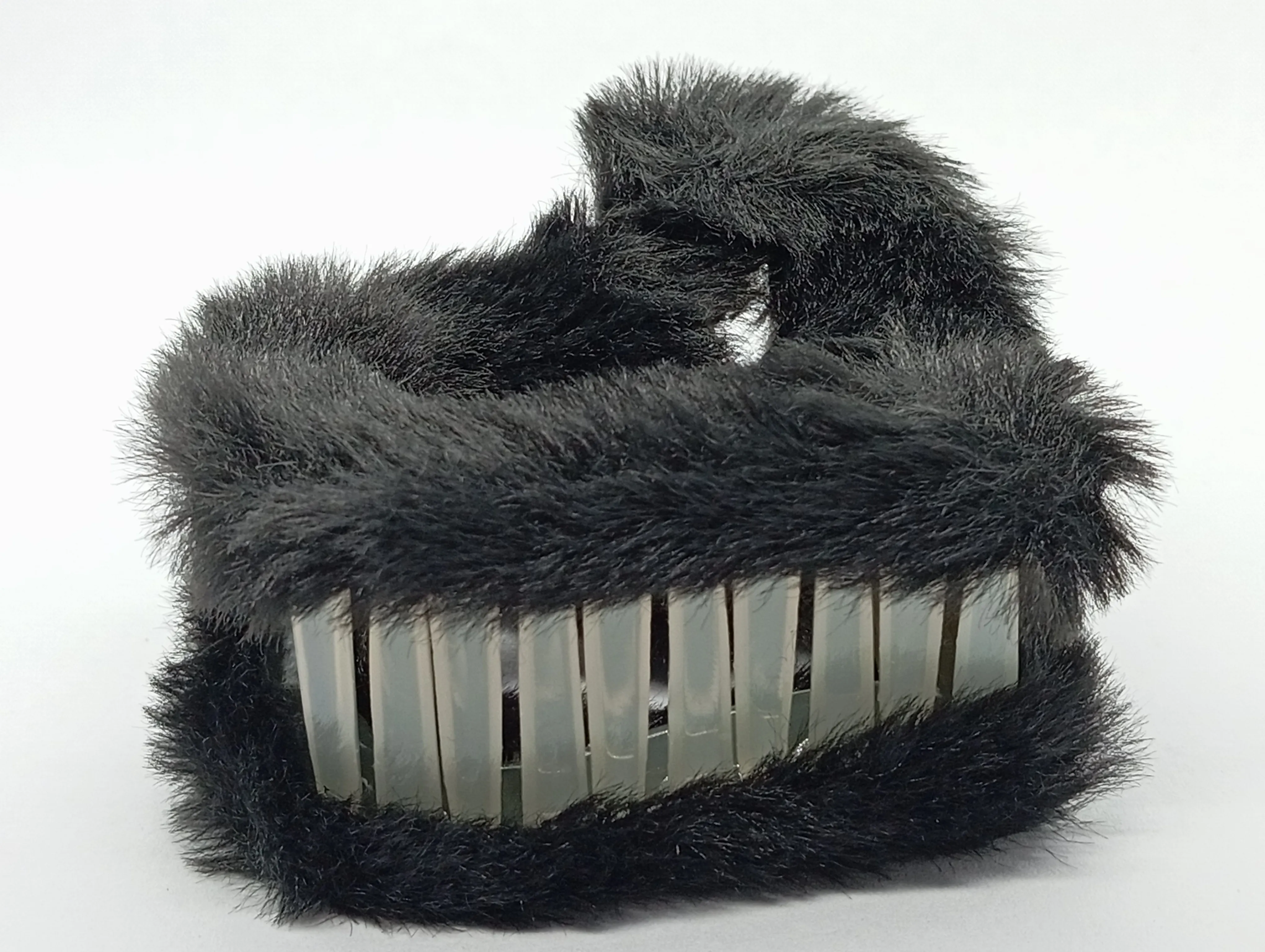 Faux Fur Hair Claw Clip