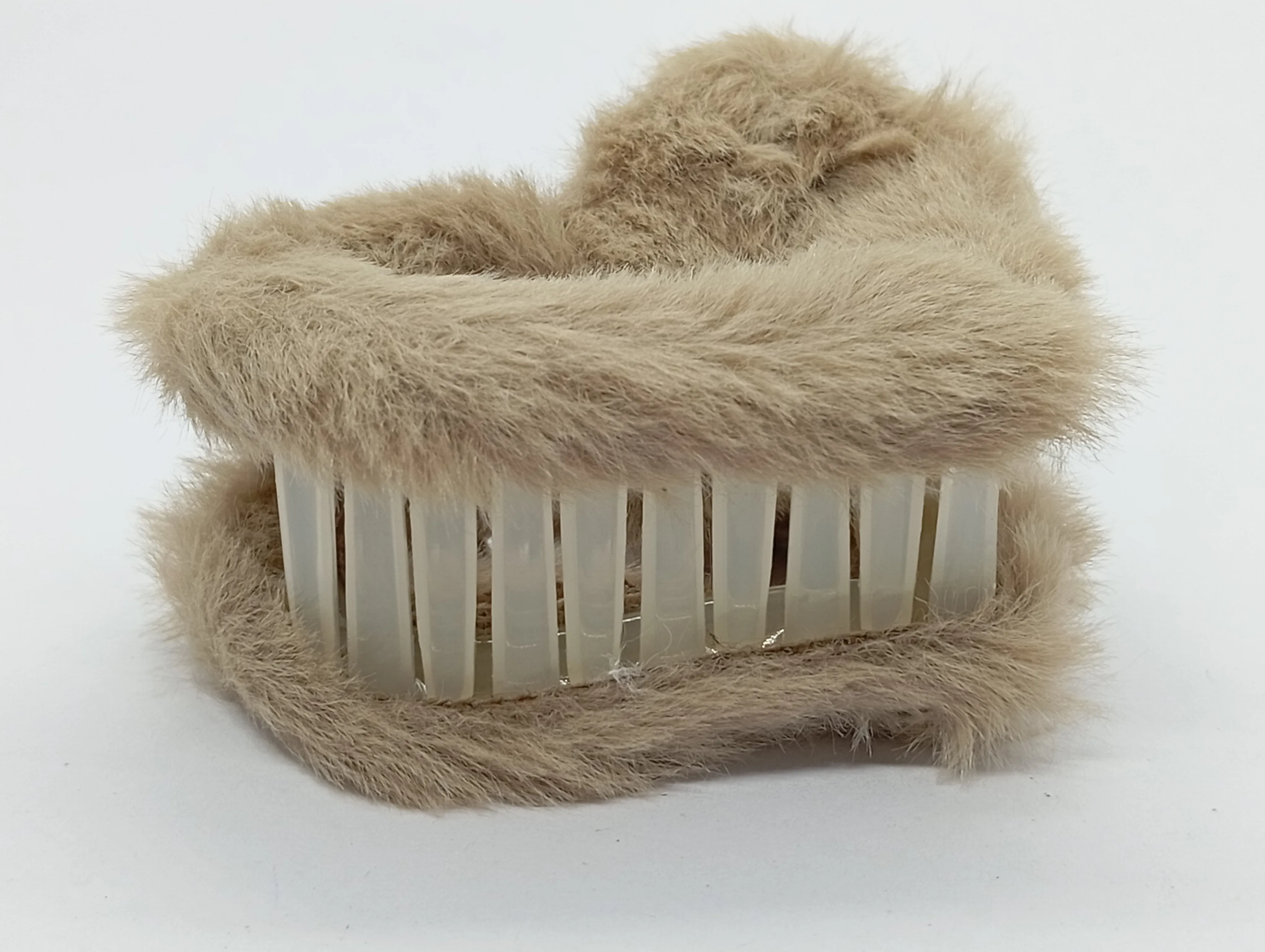 Faux Fur Hair Claw Clip