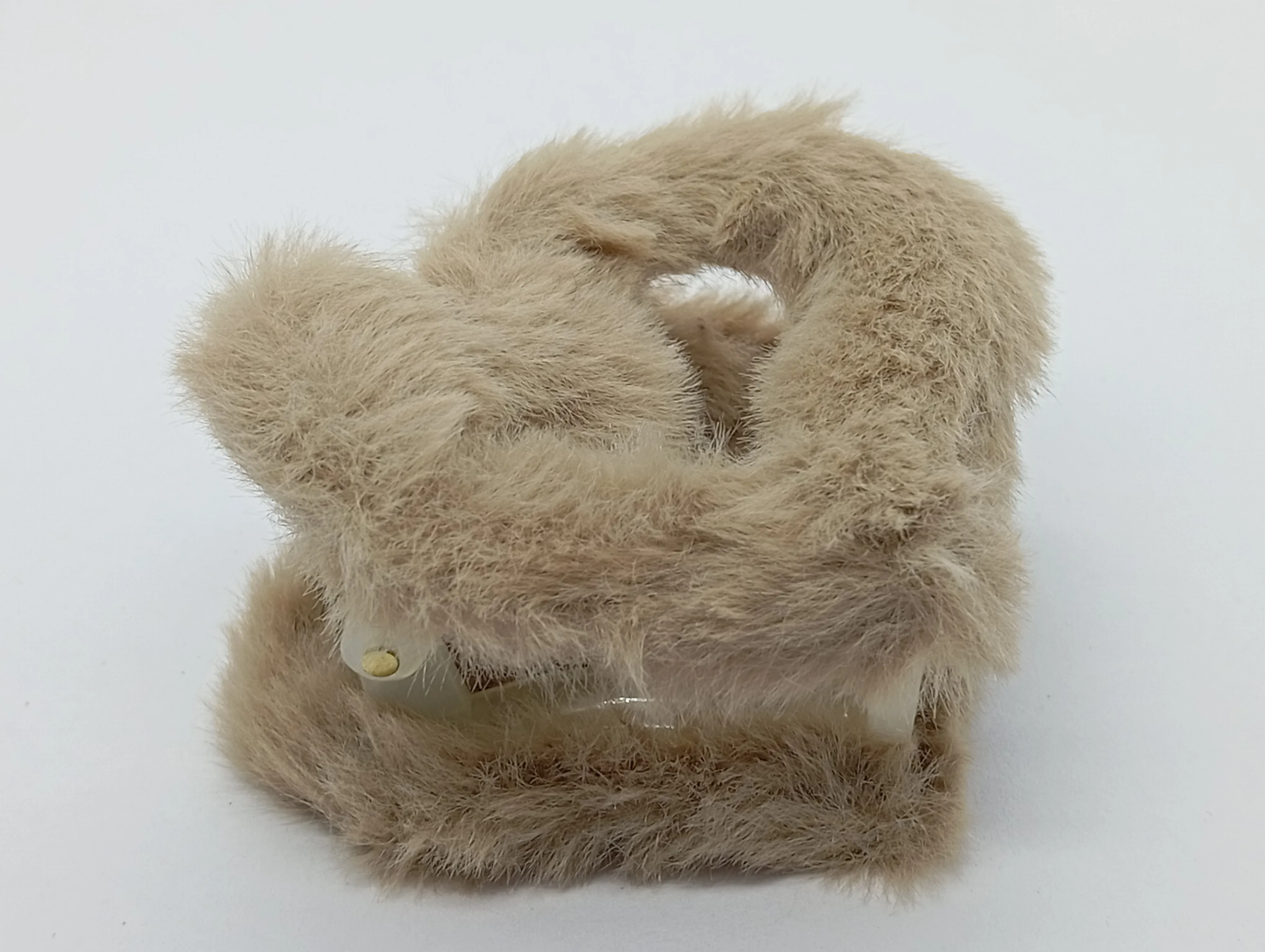 Faux Fur Hair Claw Clip