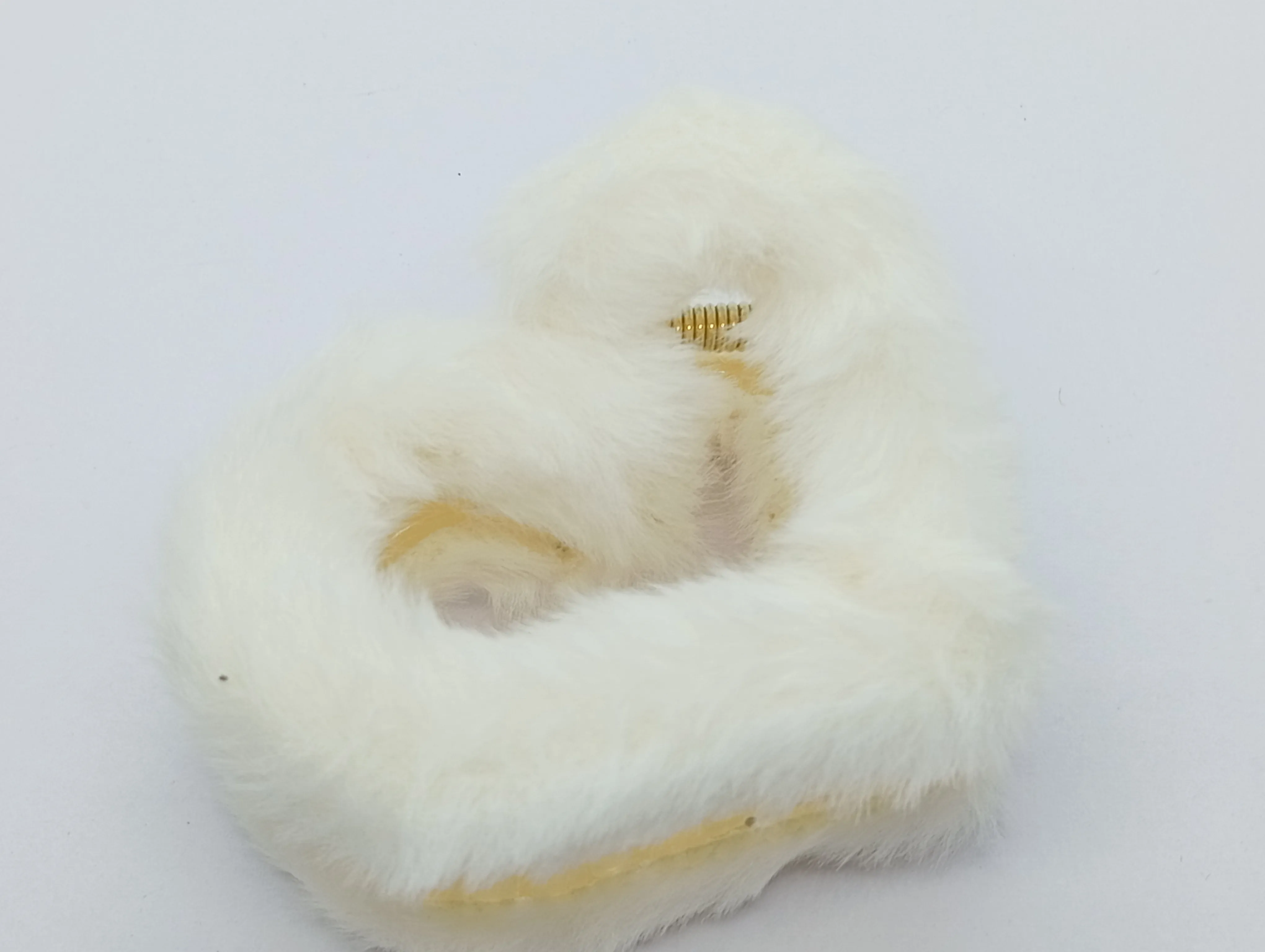 Faux Fur Hair Claw Clip