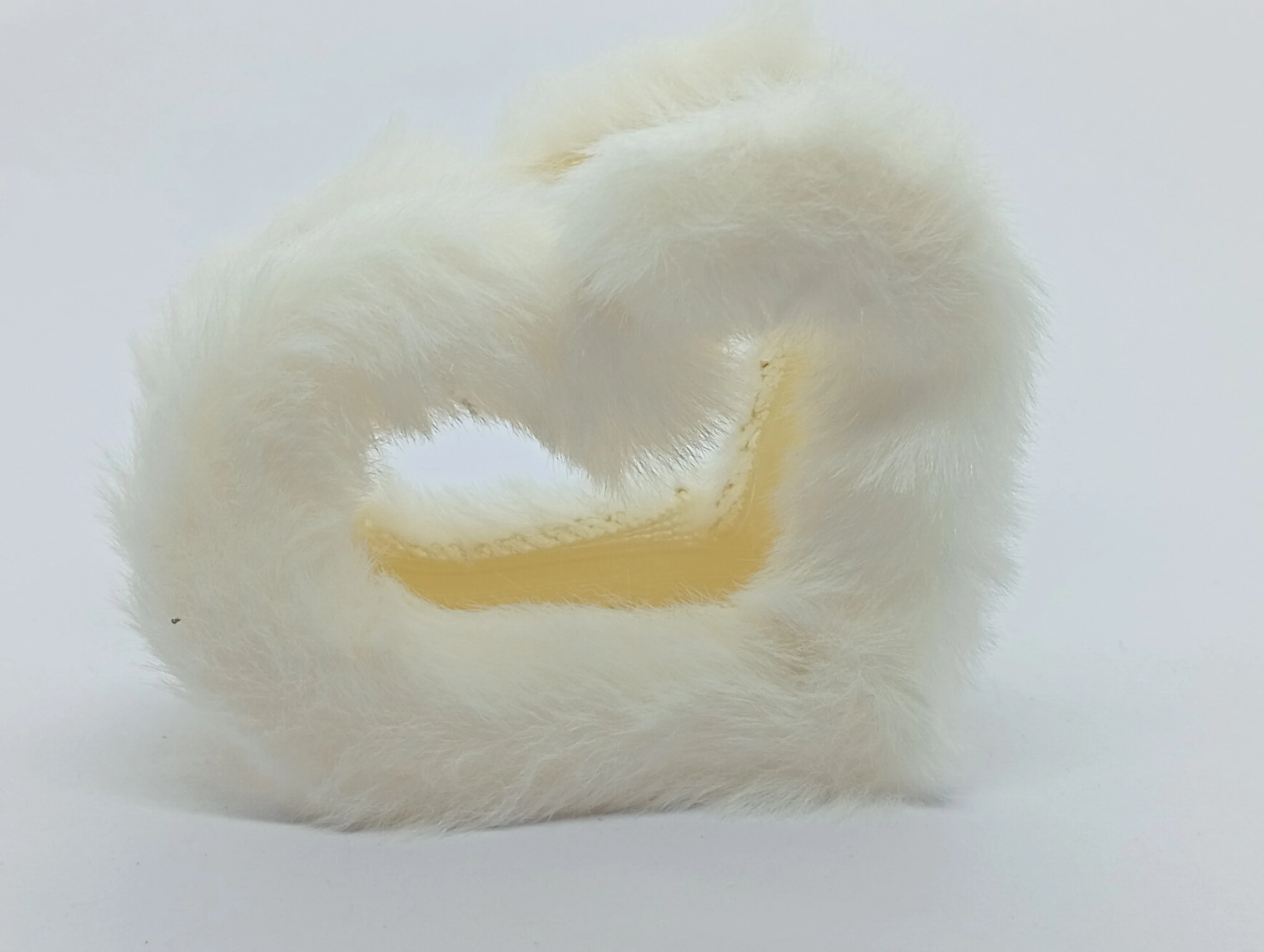Faux Fur Hair Claw Clip