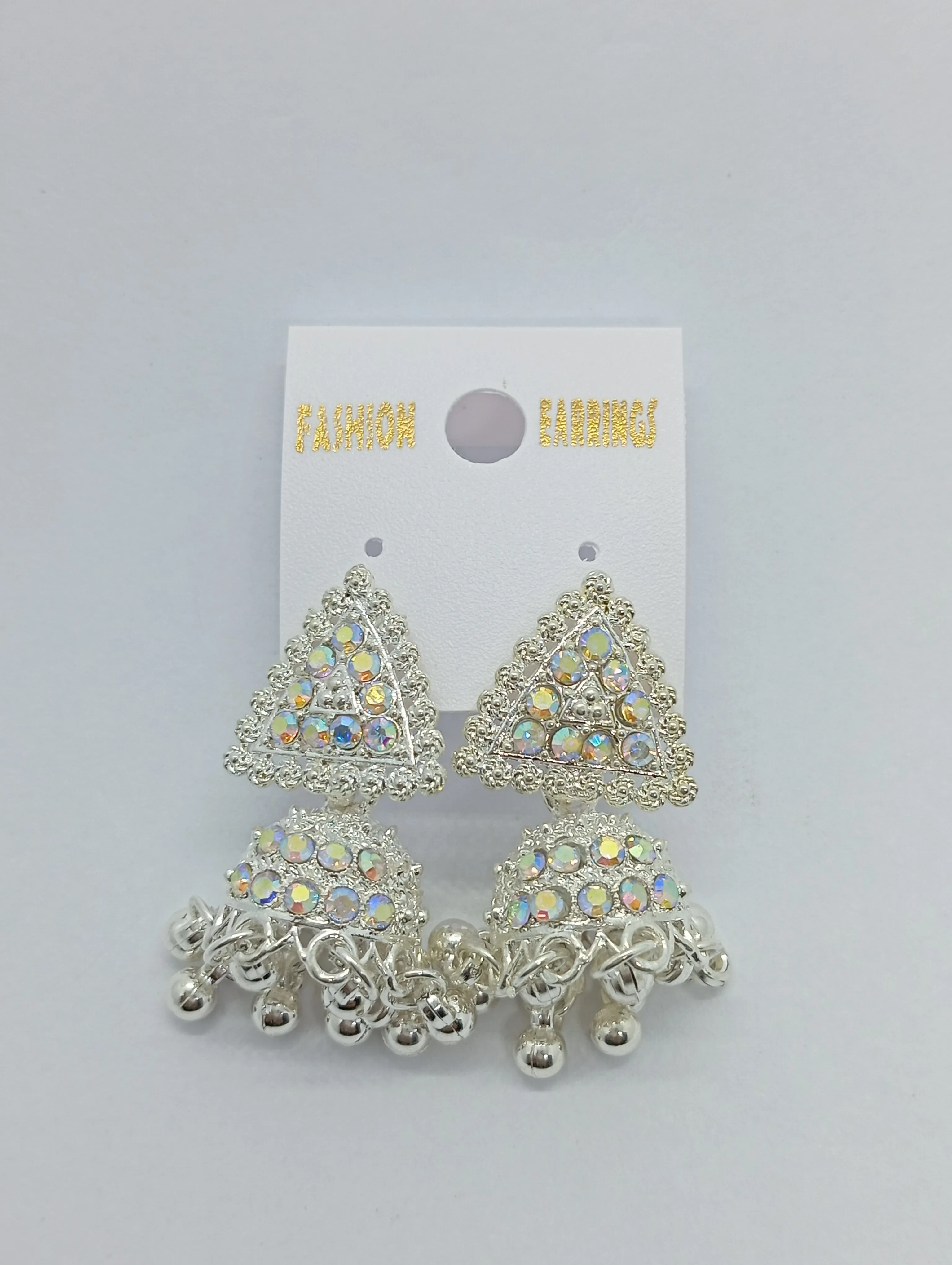 Triangle Jhumka Earrings