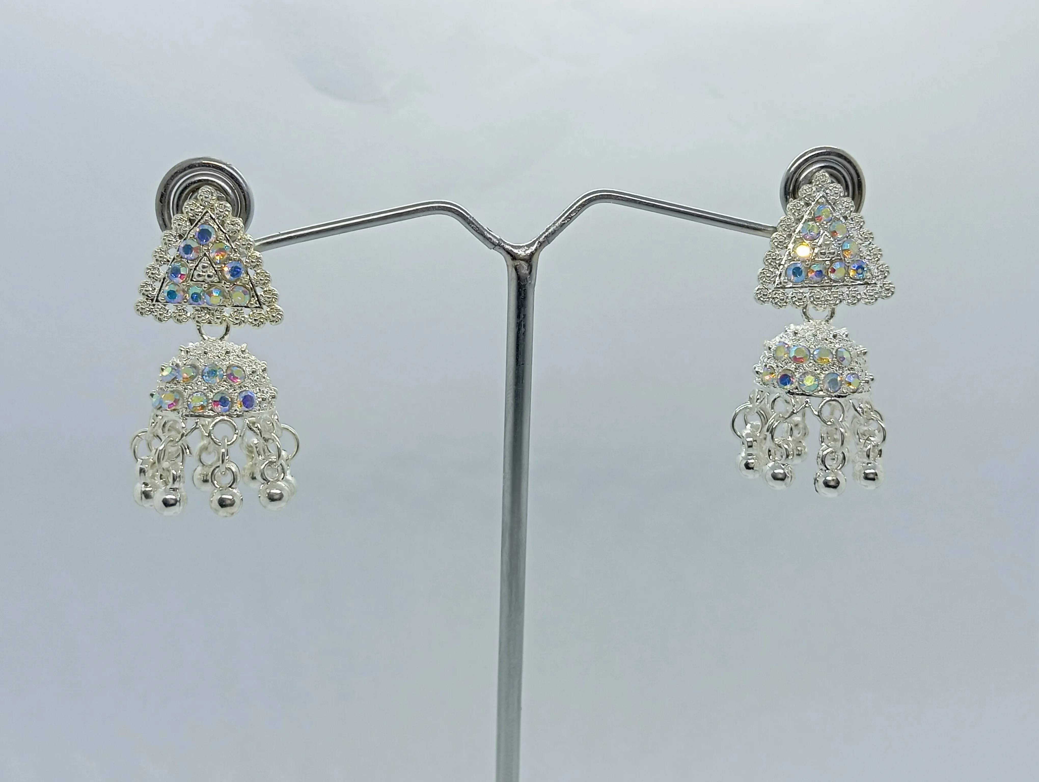 Triangle Jhumka Earrings