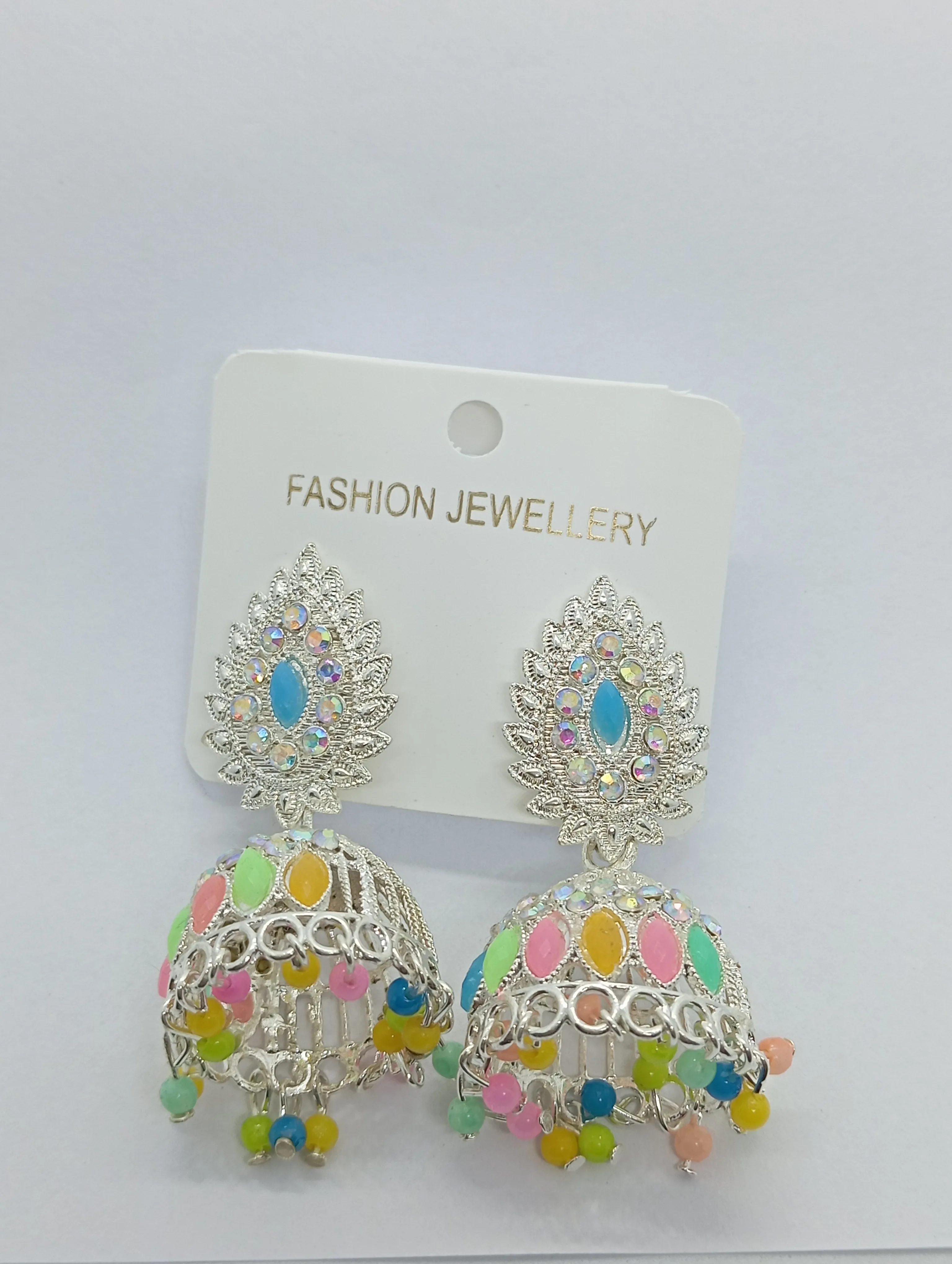 Multicolor Jhumka Earrings