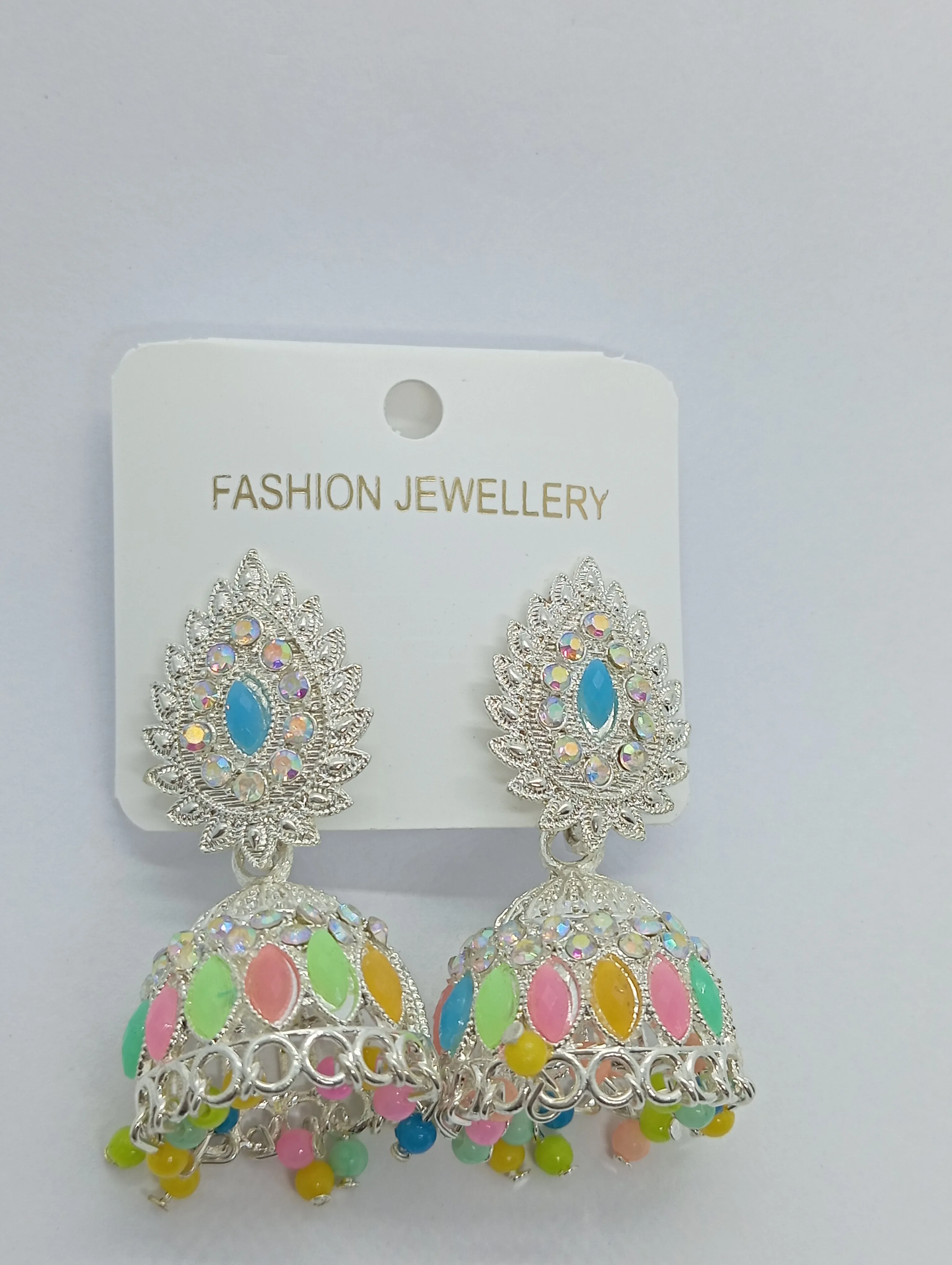 Multicolor Jhumka Earrings