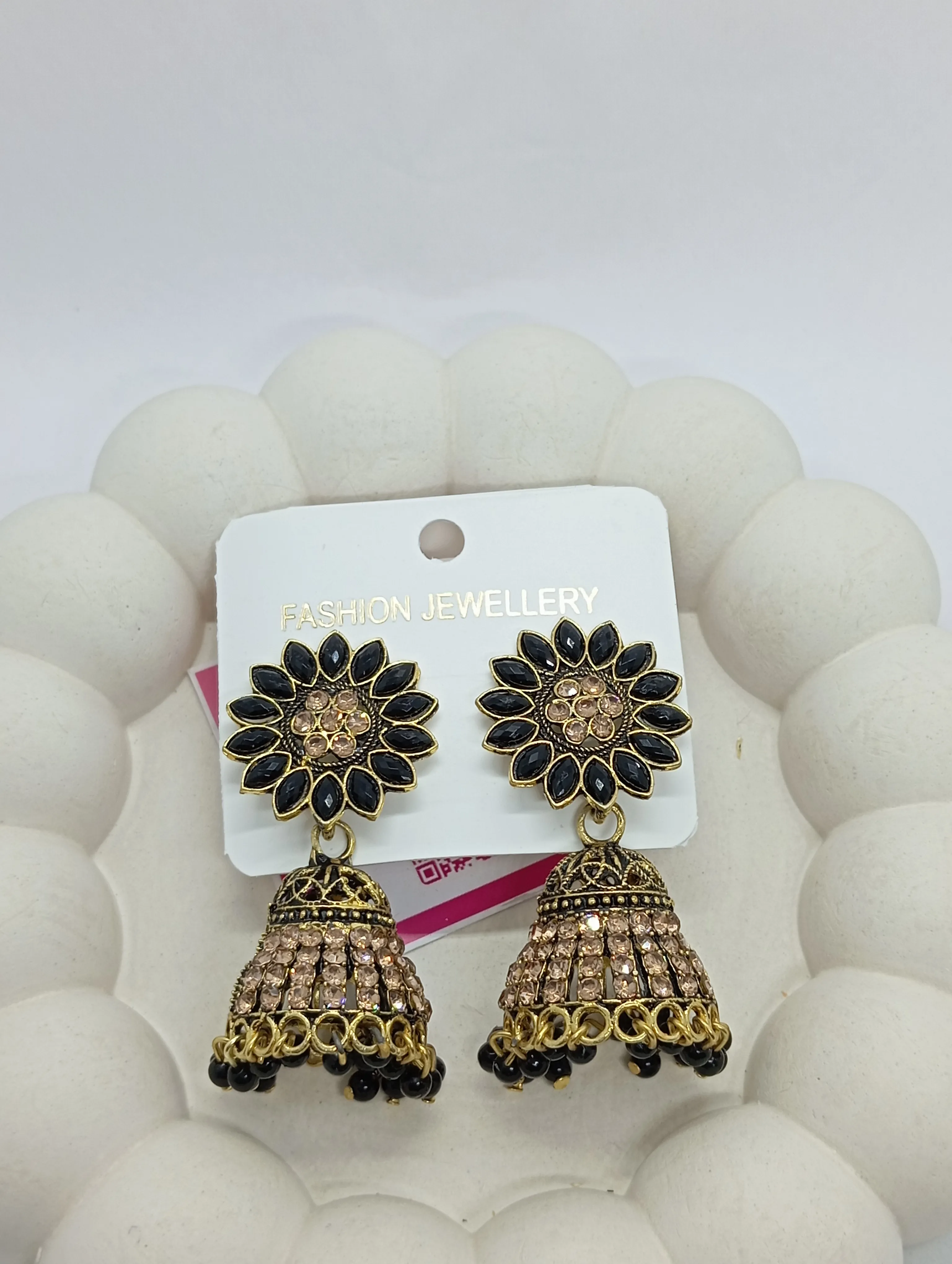 Floral Jhumka Earrings