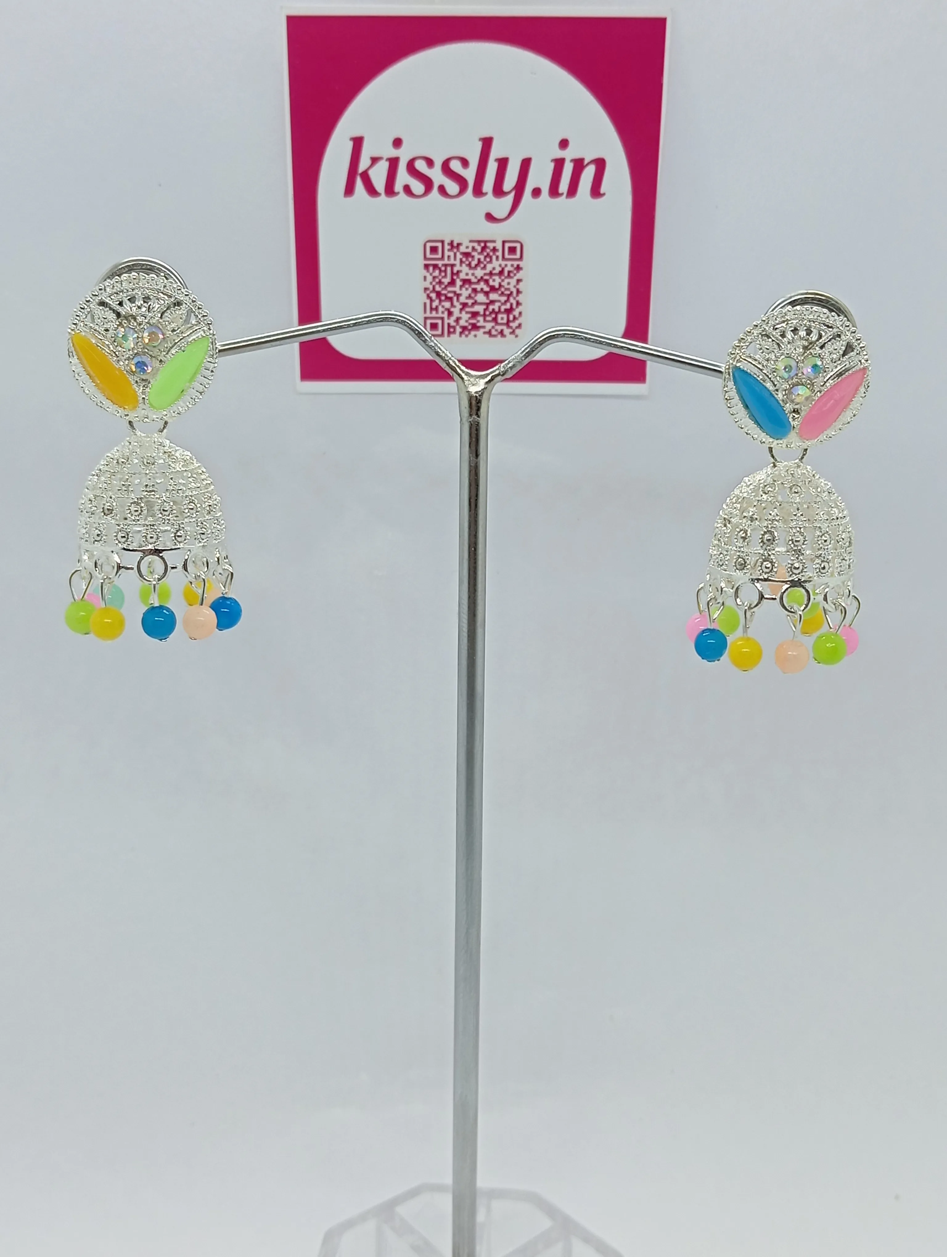 Multicolor Jhumka Earrings