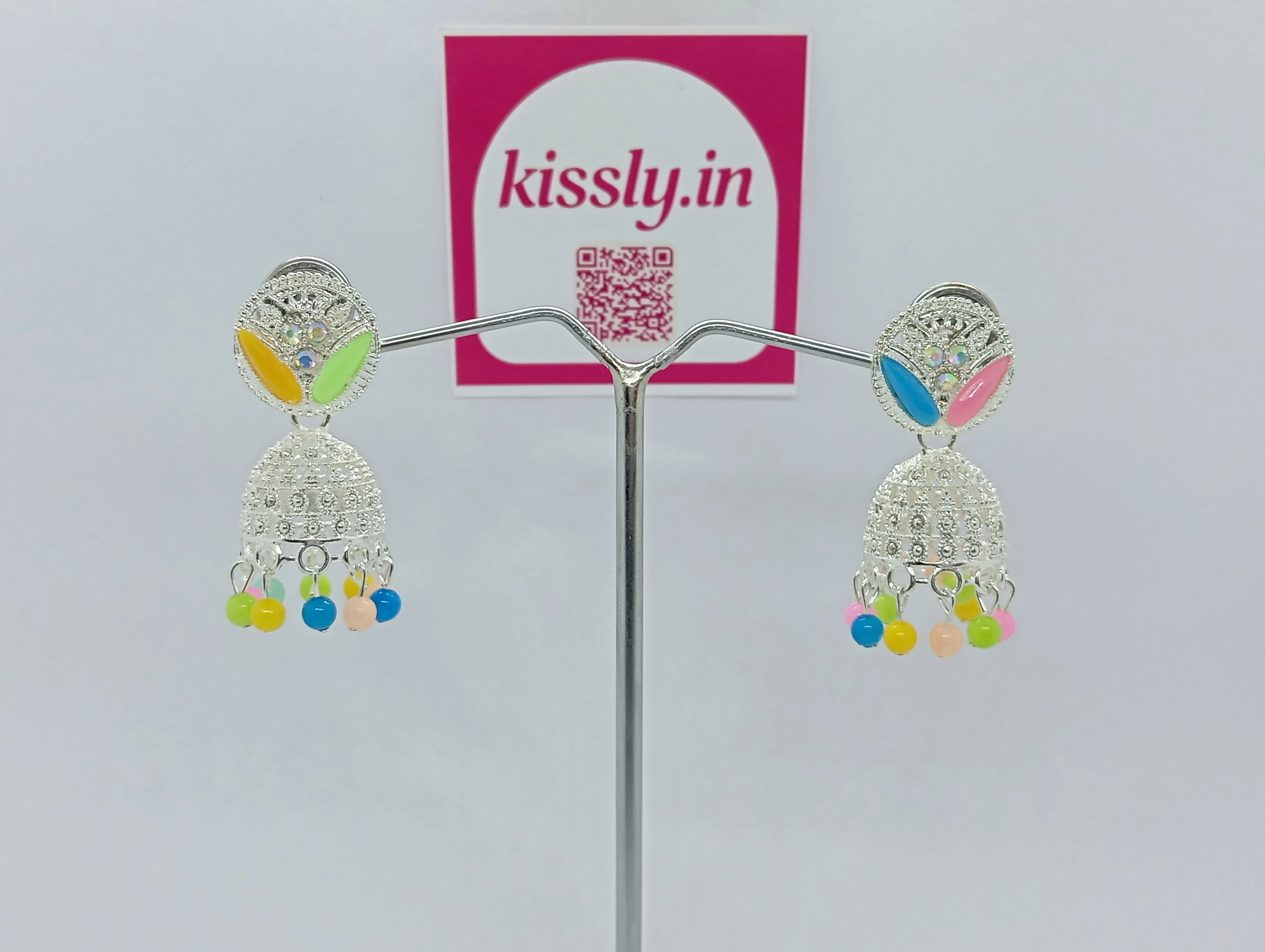 Multicolor Jhumka Earrings