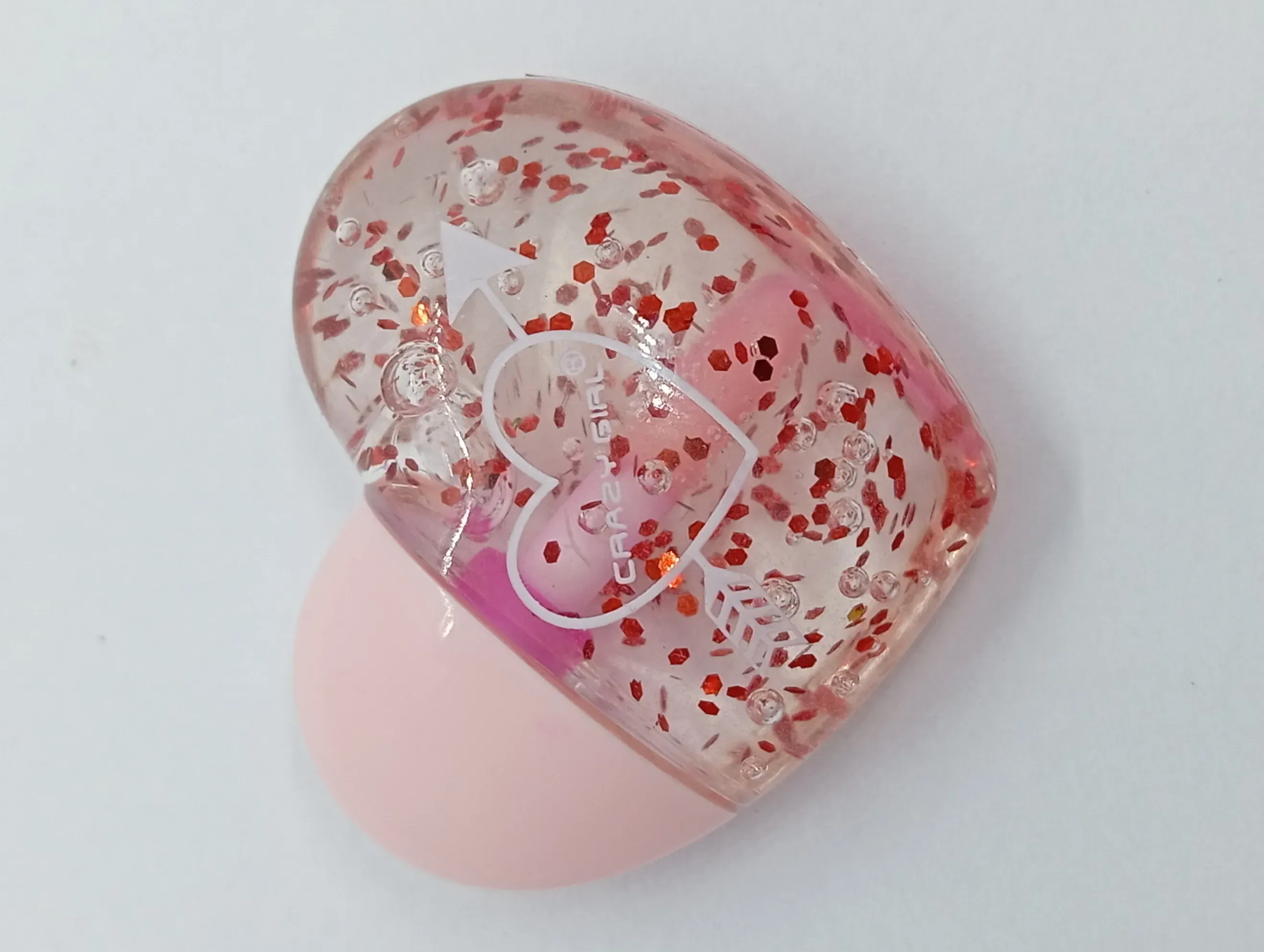 Crazy Girl Heart-Shaped Glitter Gel