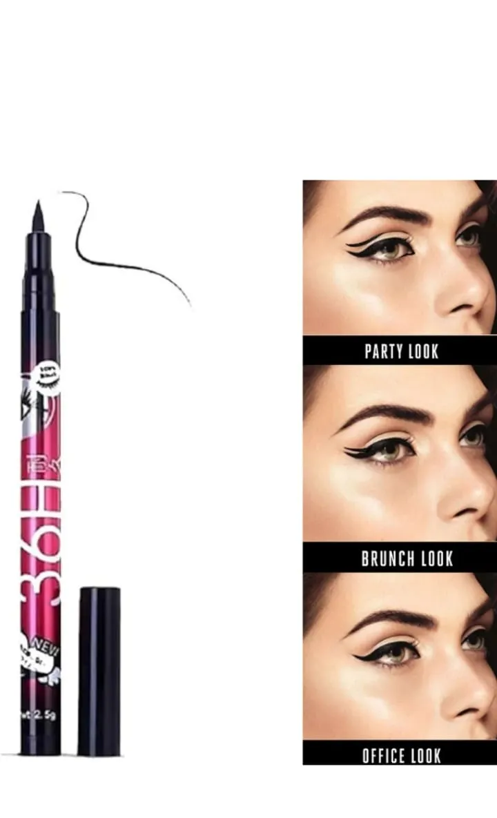 YANQINA 36H Waterproof Liquid Eyeliner Pen – Ultra Precision, Long-Lasting