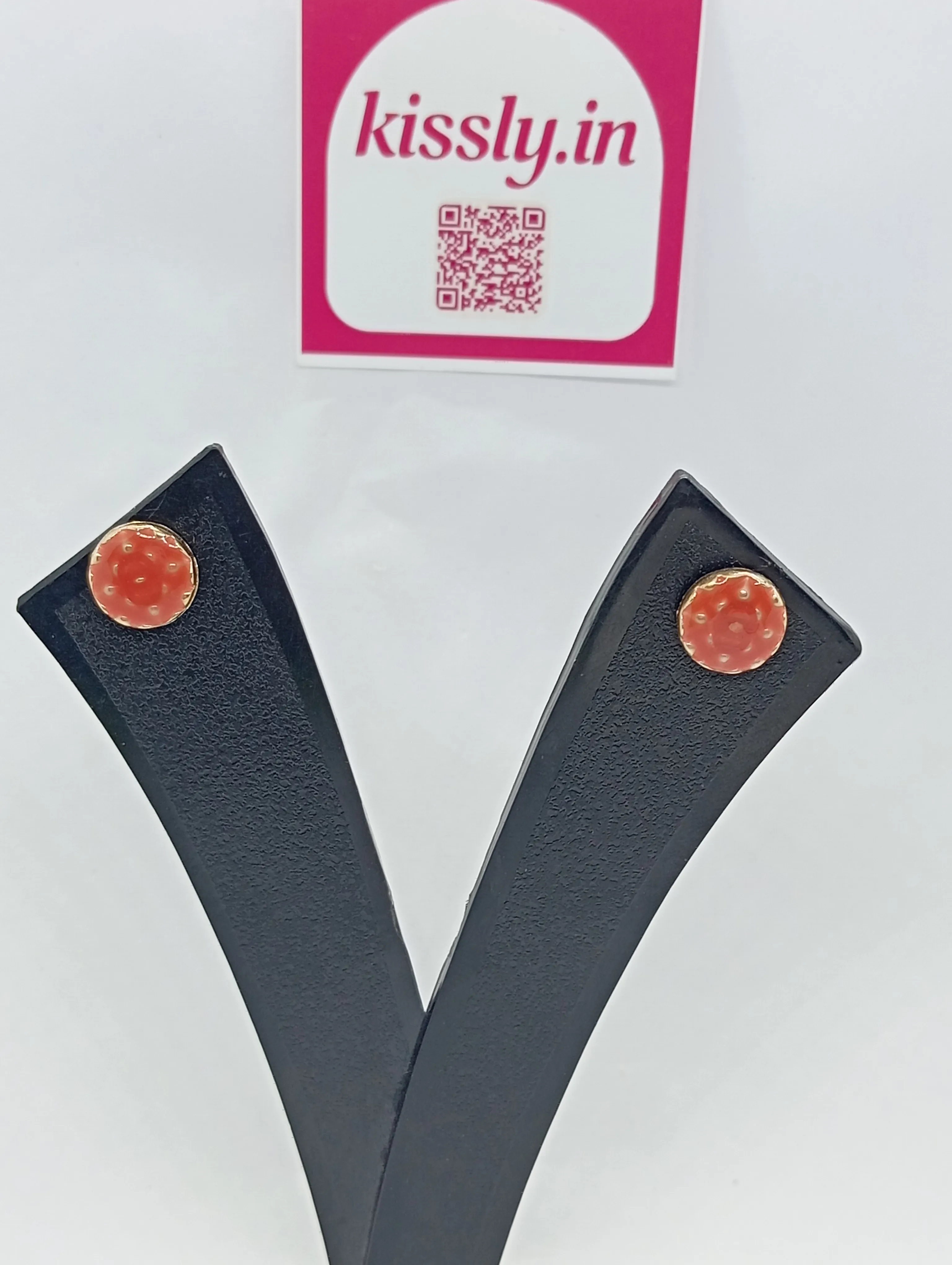 Coral Stud Earrings