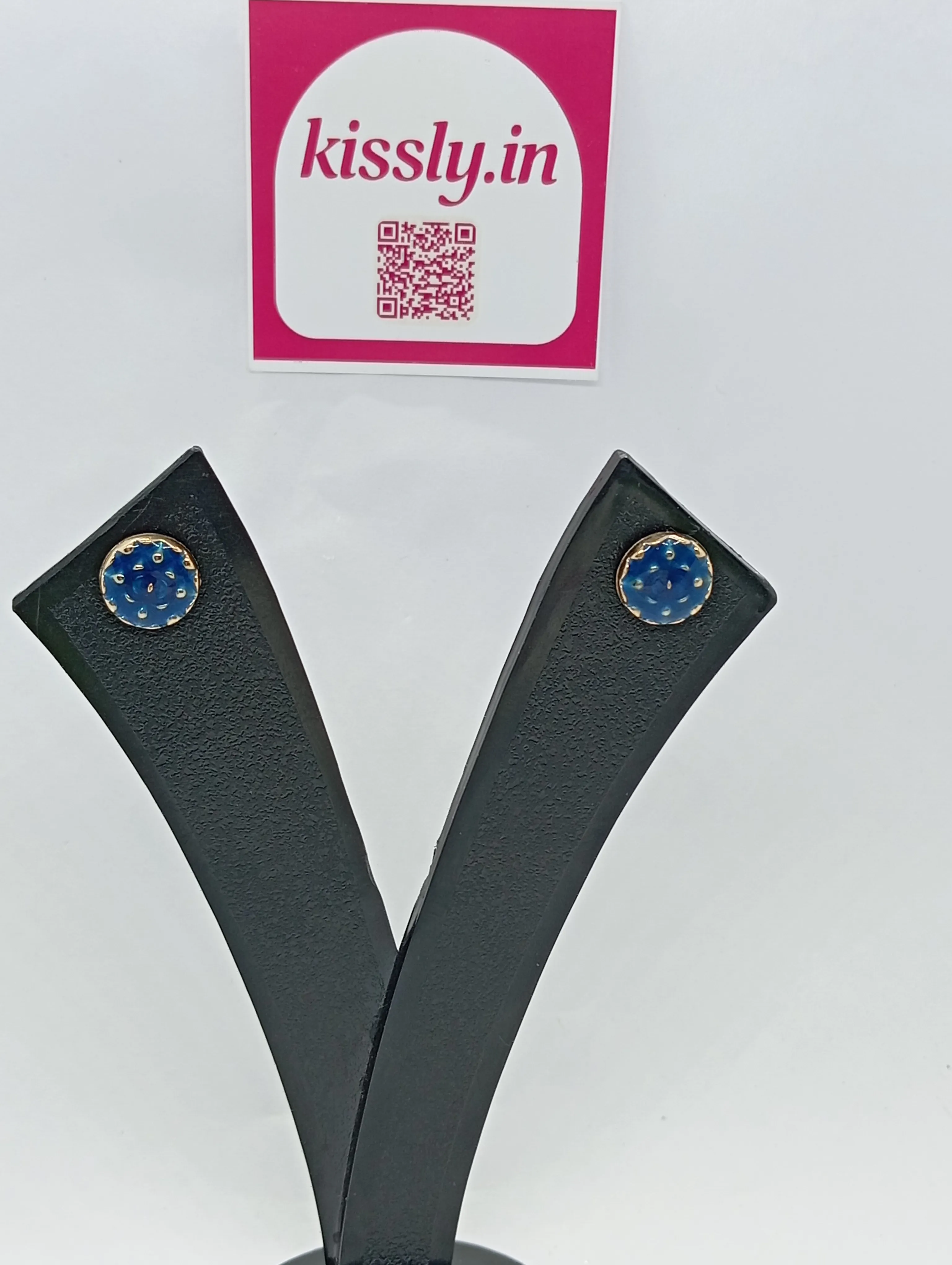 Blue Stud Earrings
