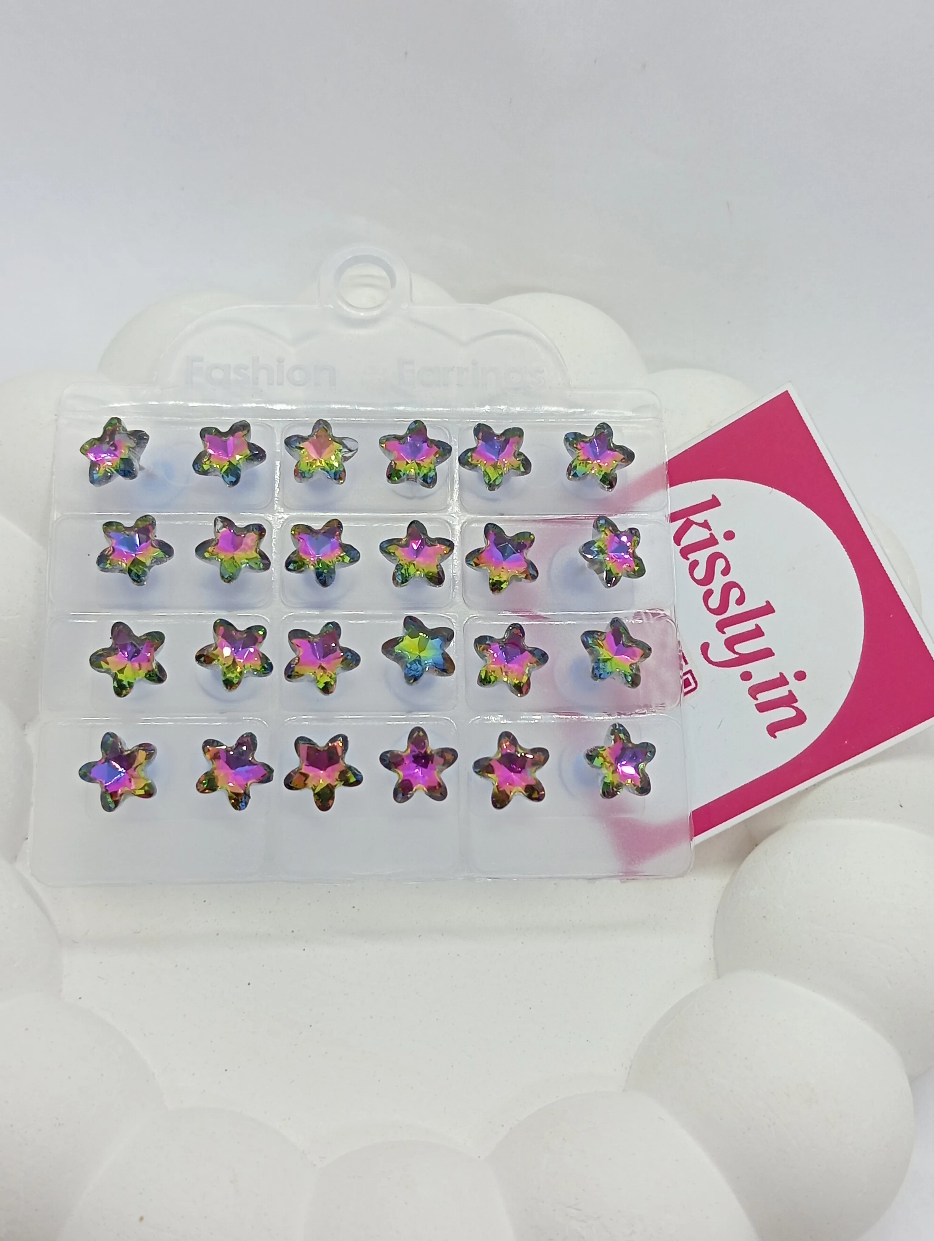 Star Shaped Stud Earrings