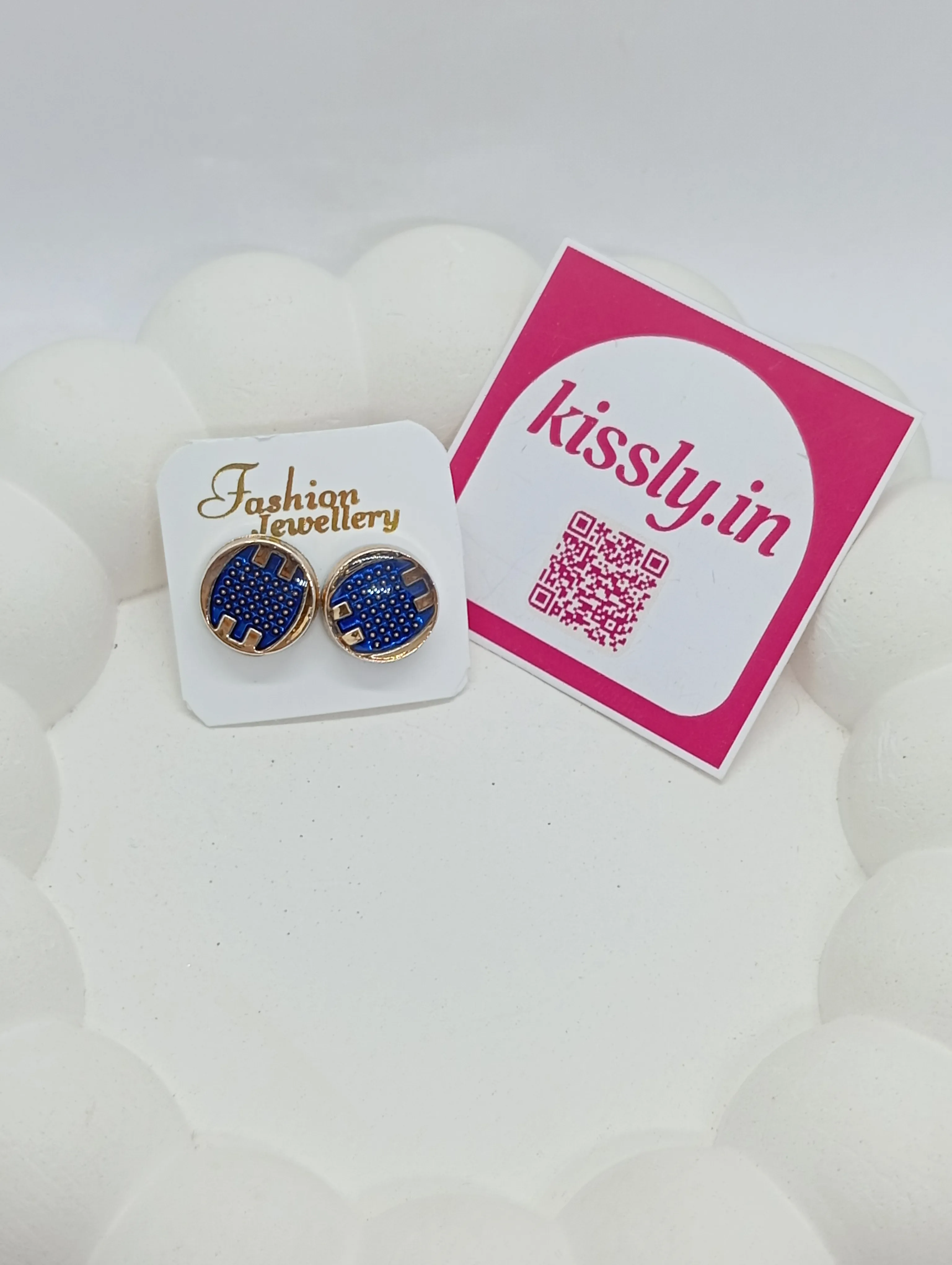 Blue Stud Earrings