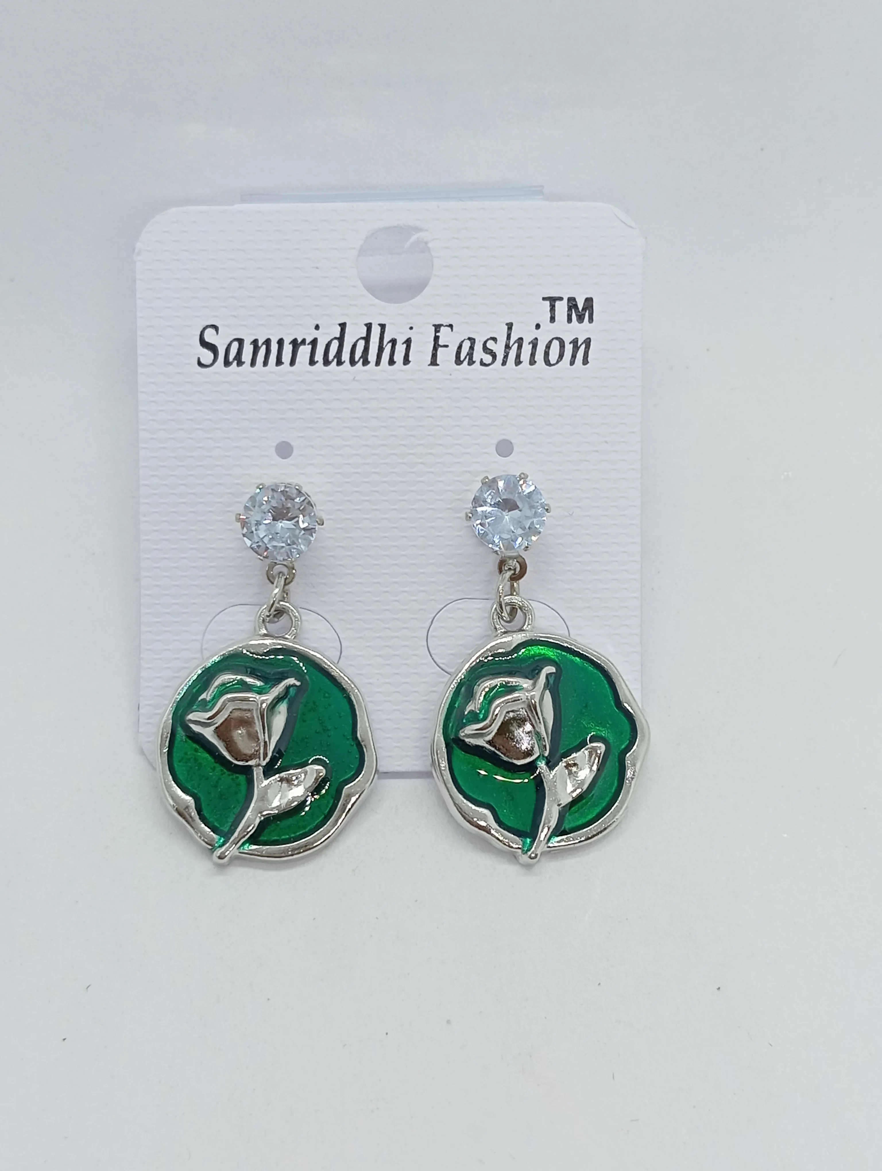 Floral Drop Earrings