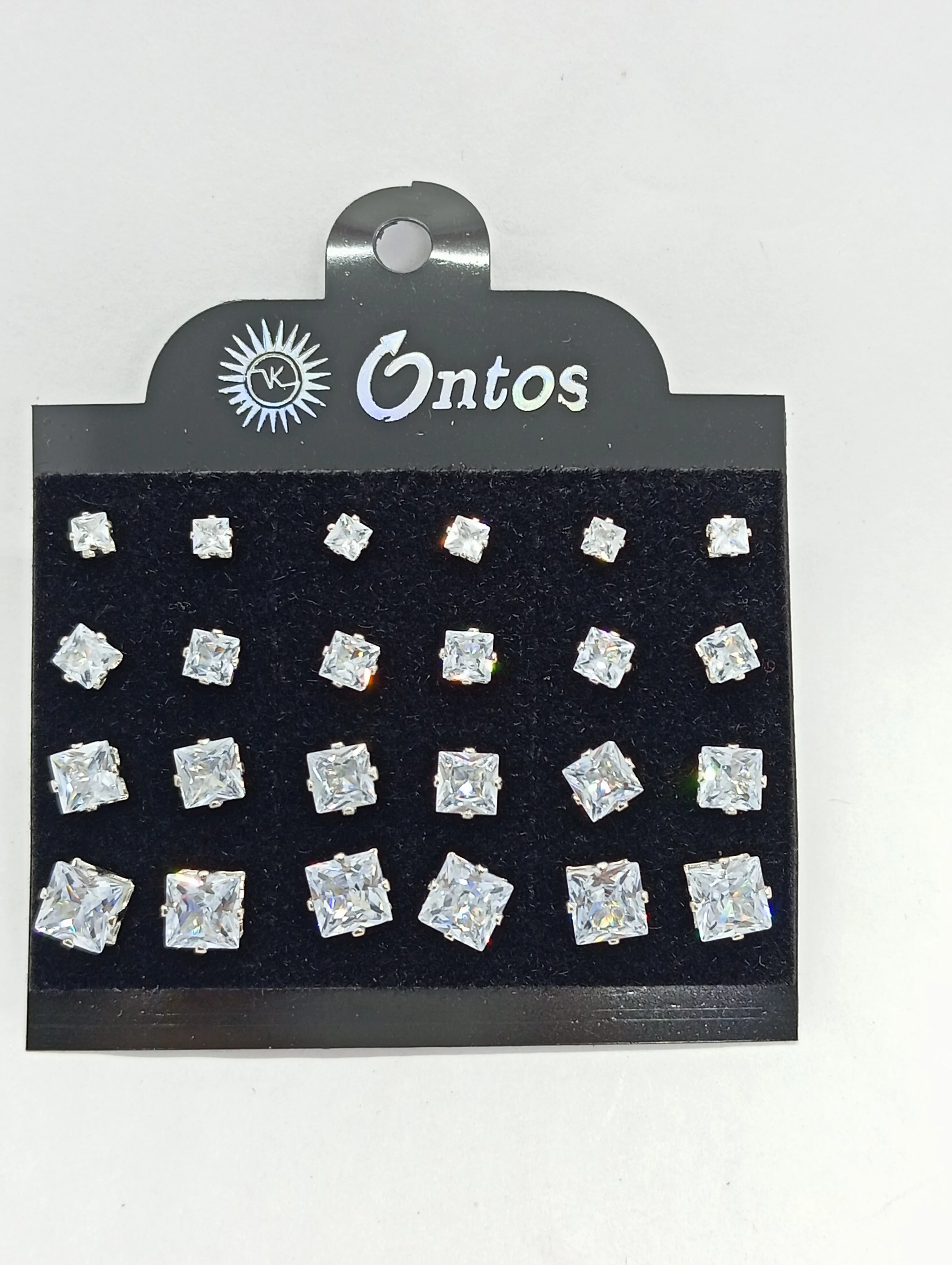 Ontos Crystal Stud Earrings Set