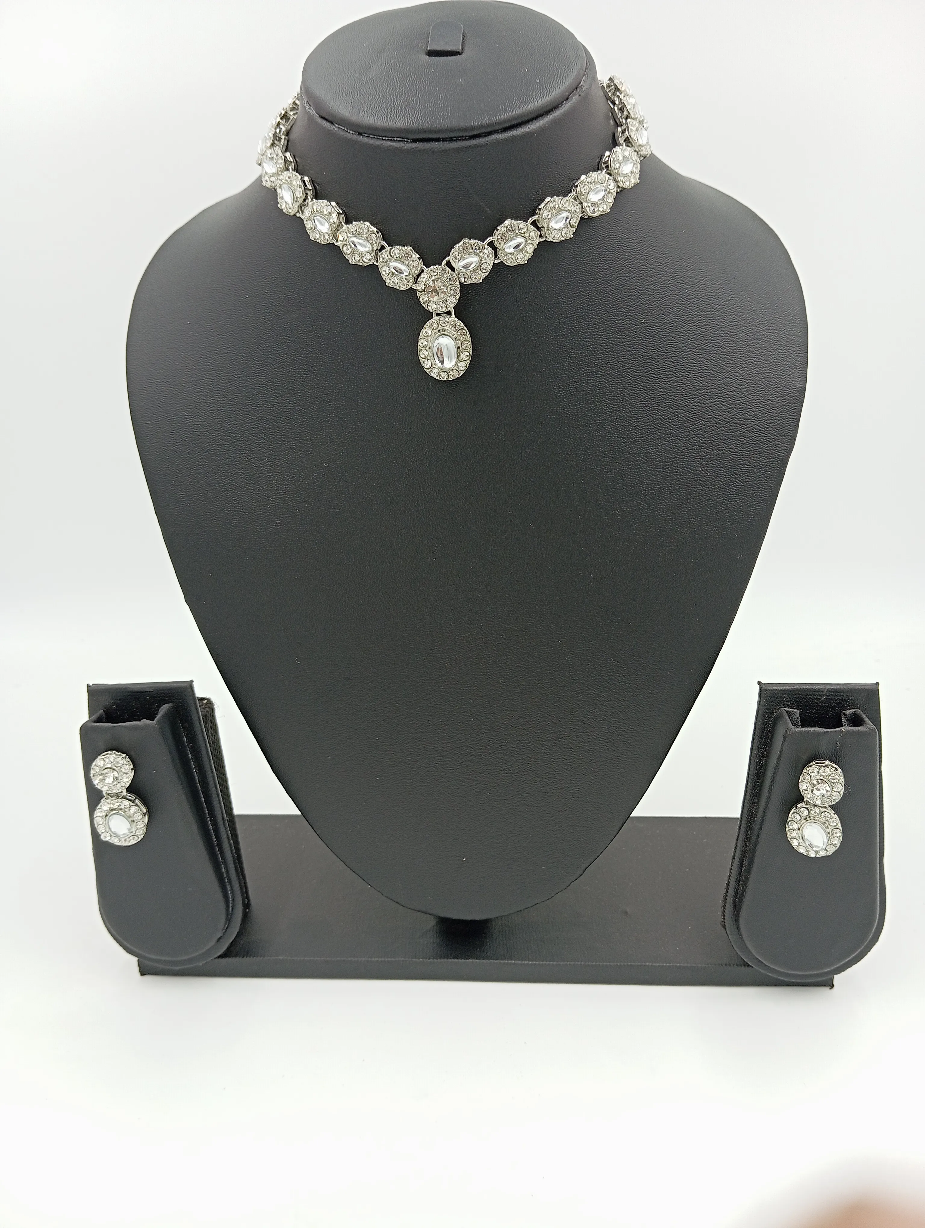 Crystal Necklace and Earring Set