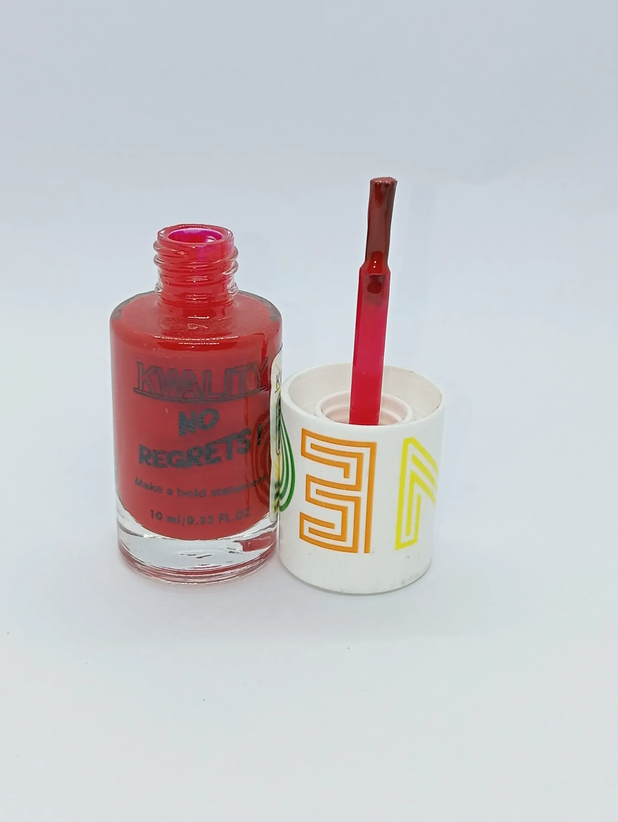  KWALITY No Regrets! Classic Red Nail Polish | Glossy Bold Finish | 10ml