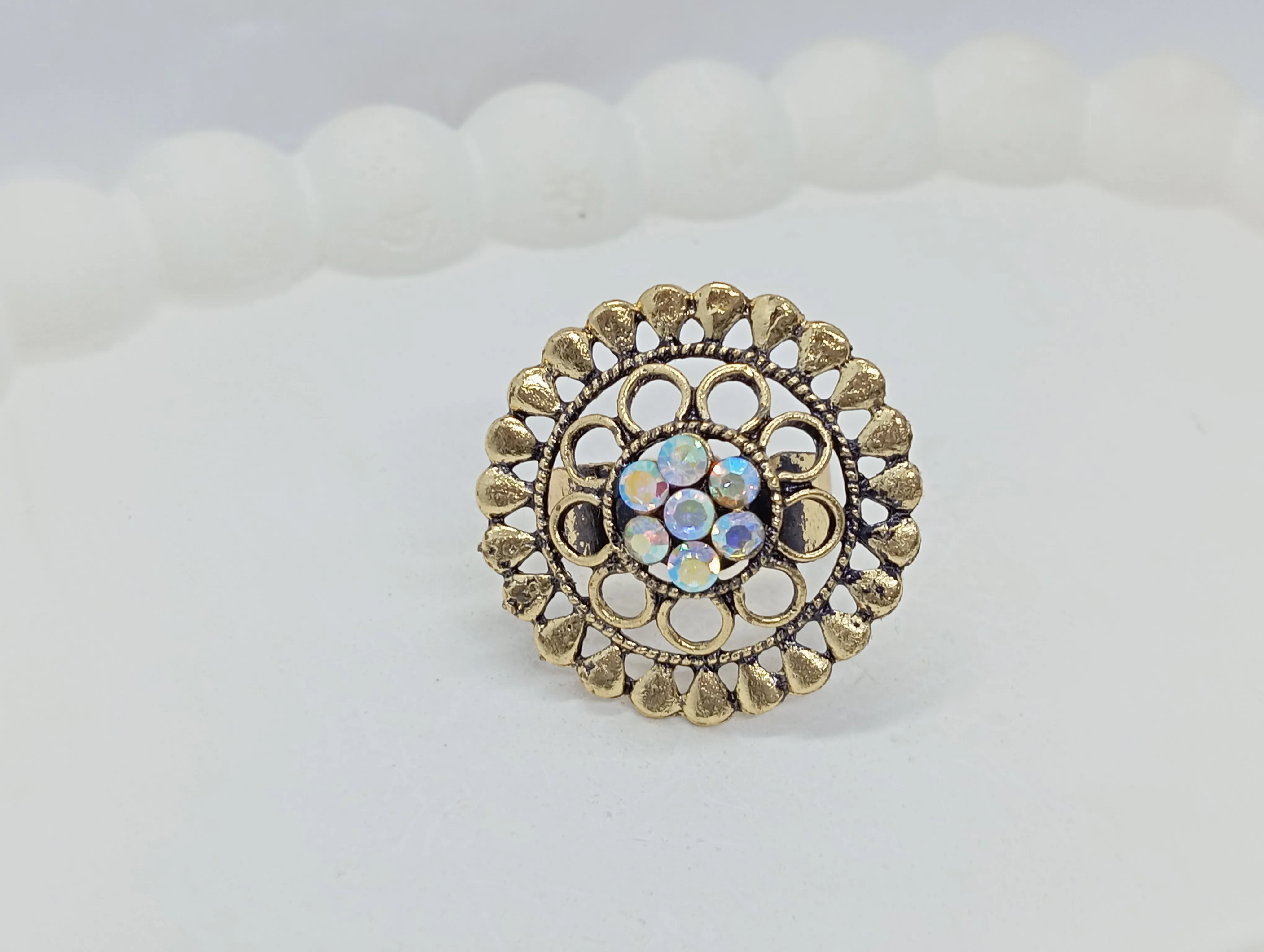 Antique Gold Plated Ring