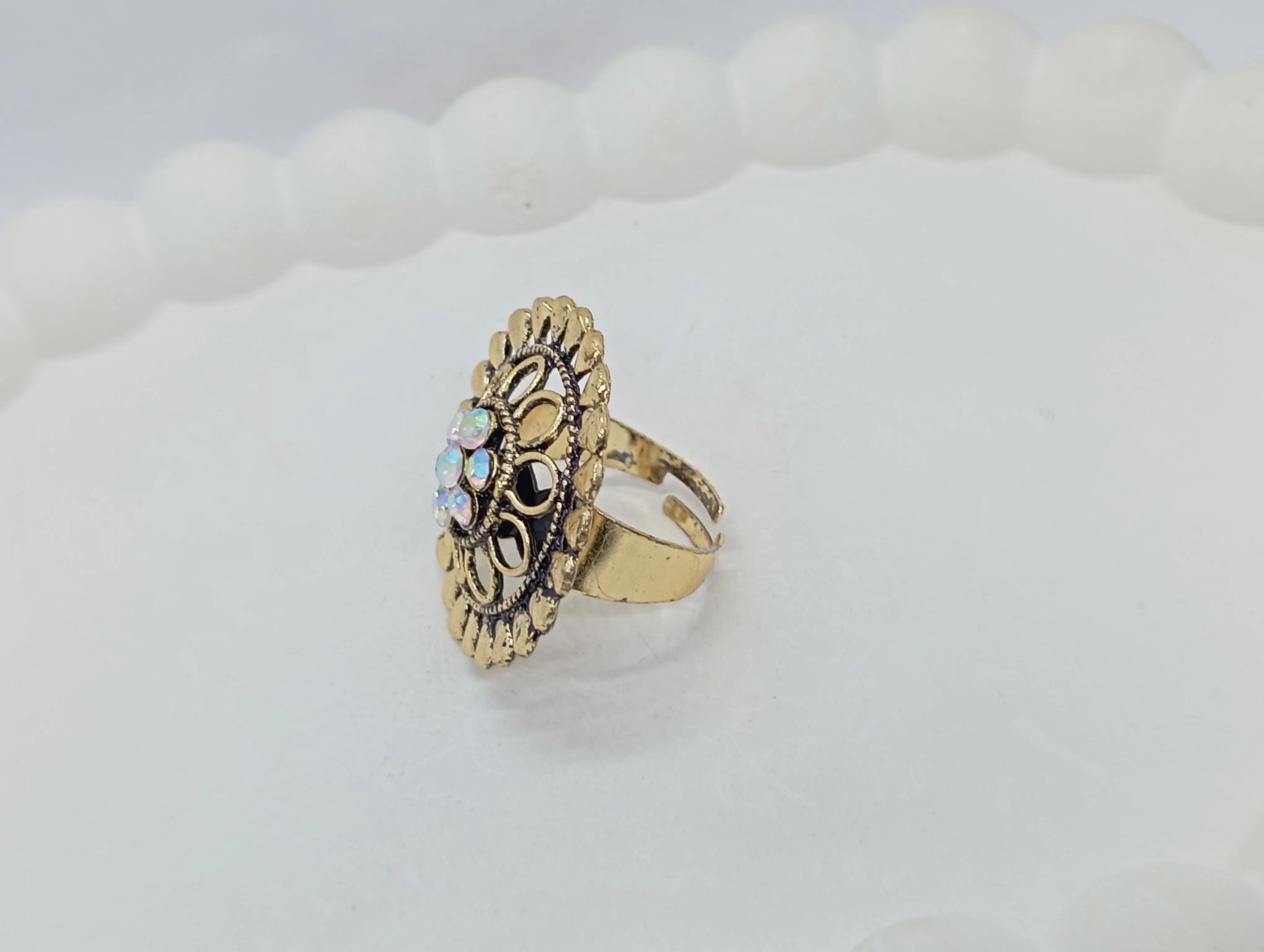 Antique Gold Plated Ring
