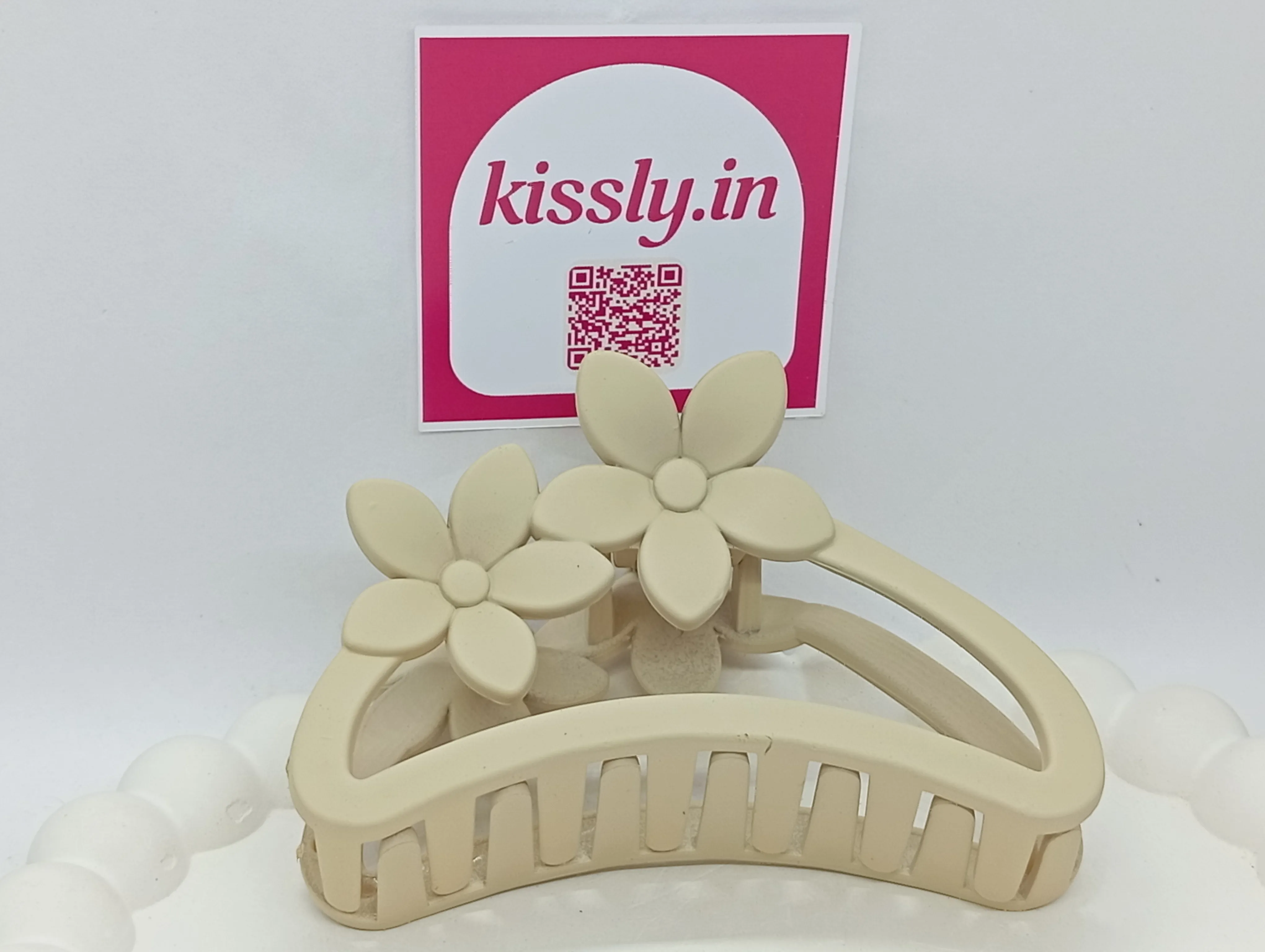 Floral Hair Claw Clip