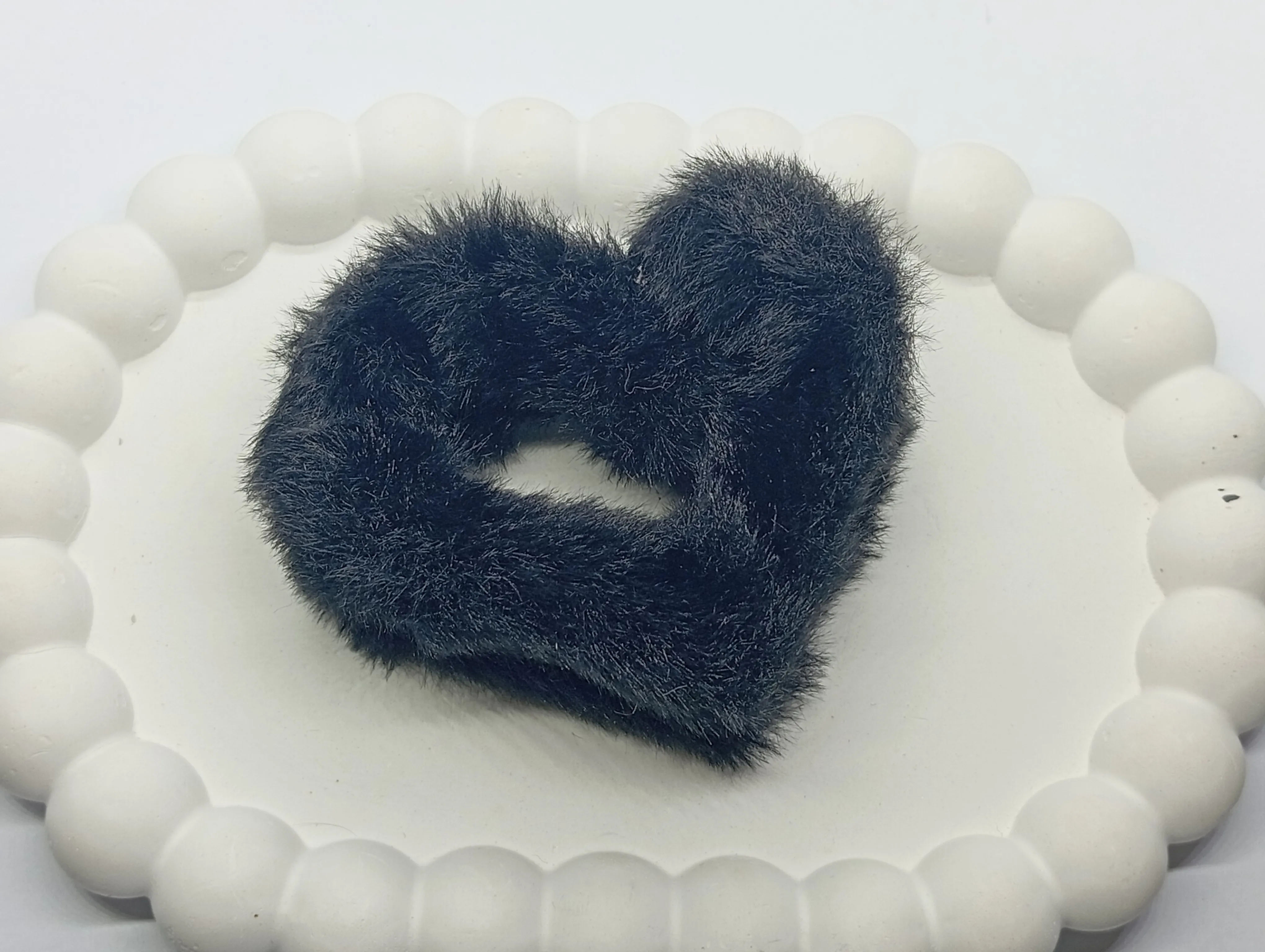 Faux Fur Hair Claw Clip