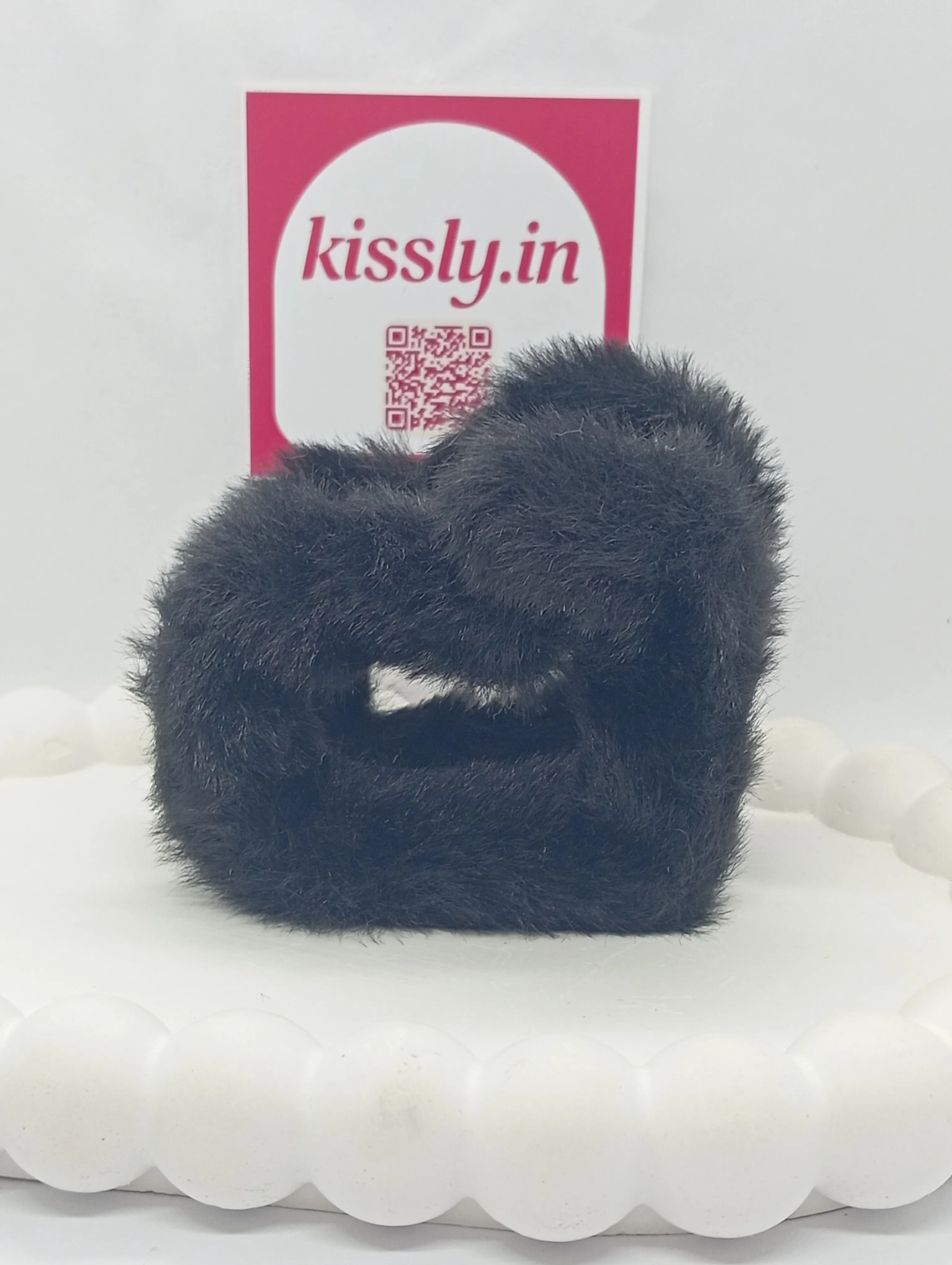 Faux Fur Hair Claw Clip