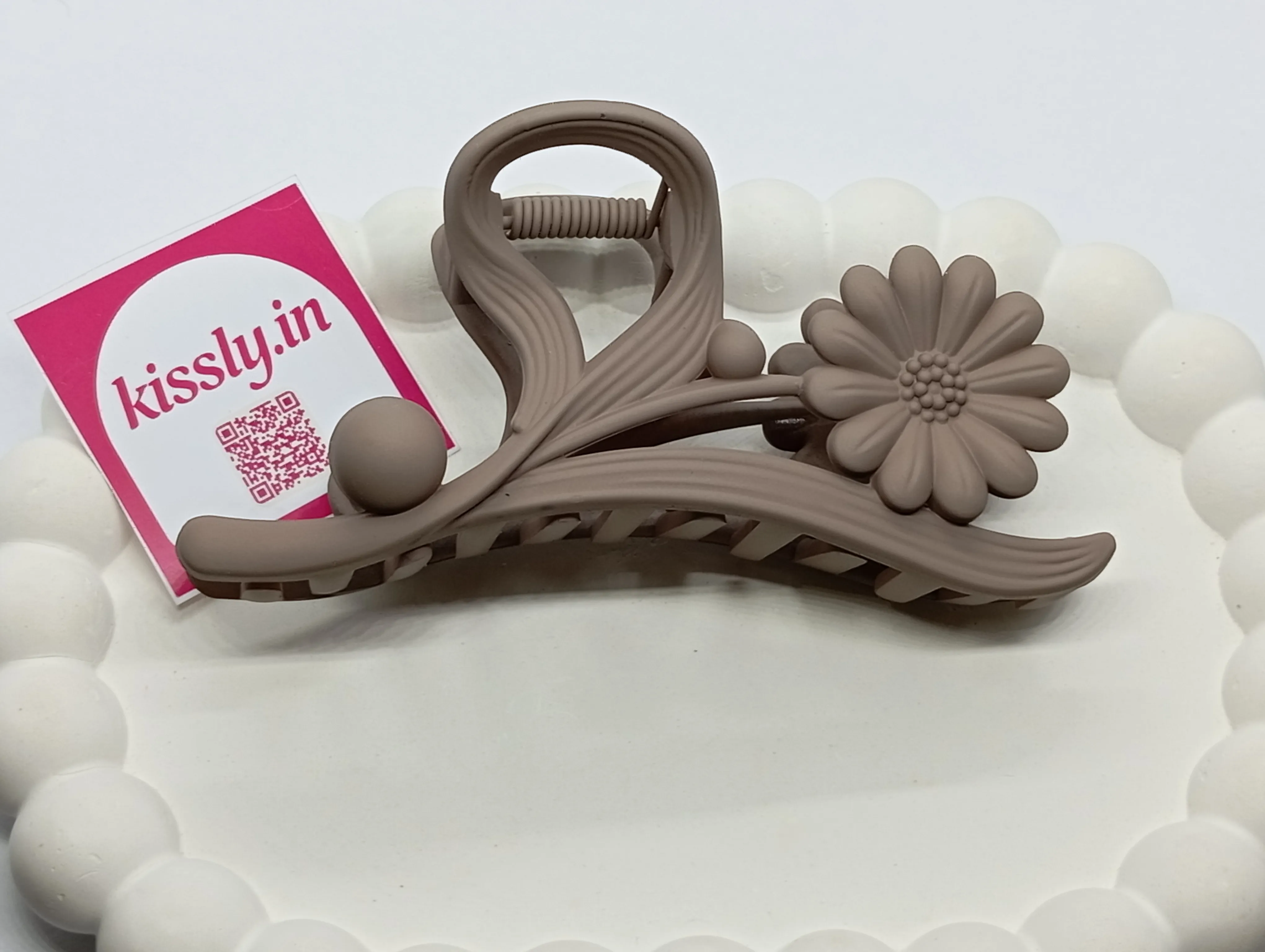 Floral Hair Claw Clip