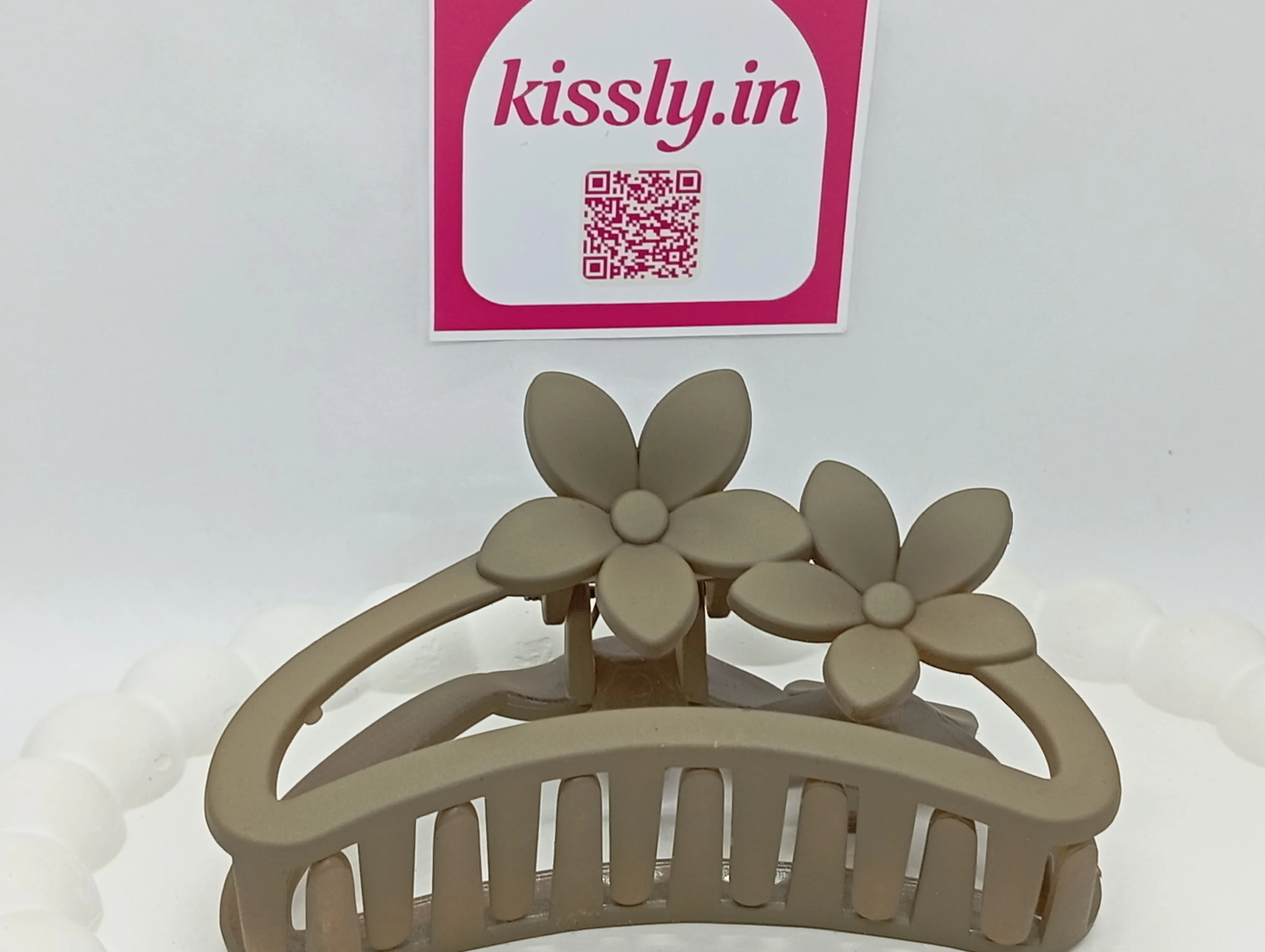 Floral Hair Claw Clip
