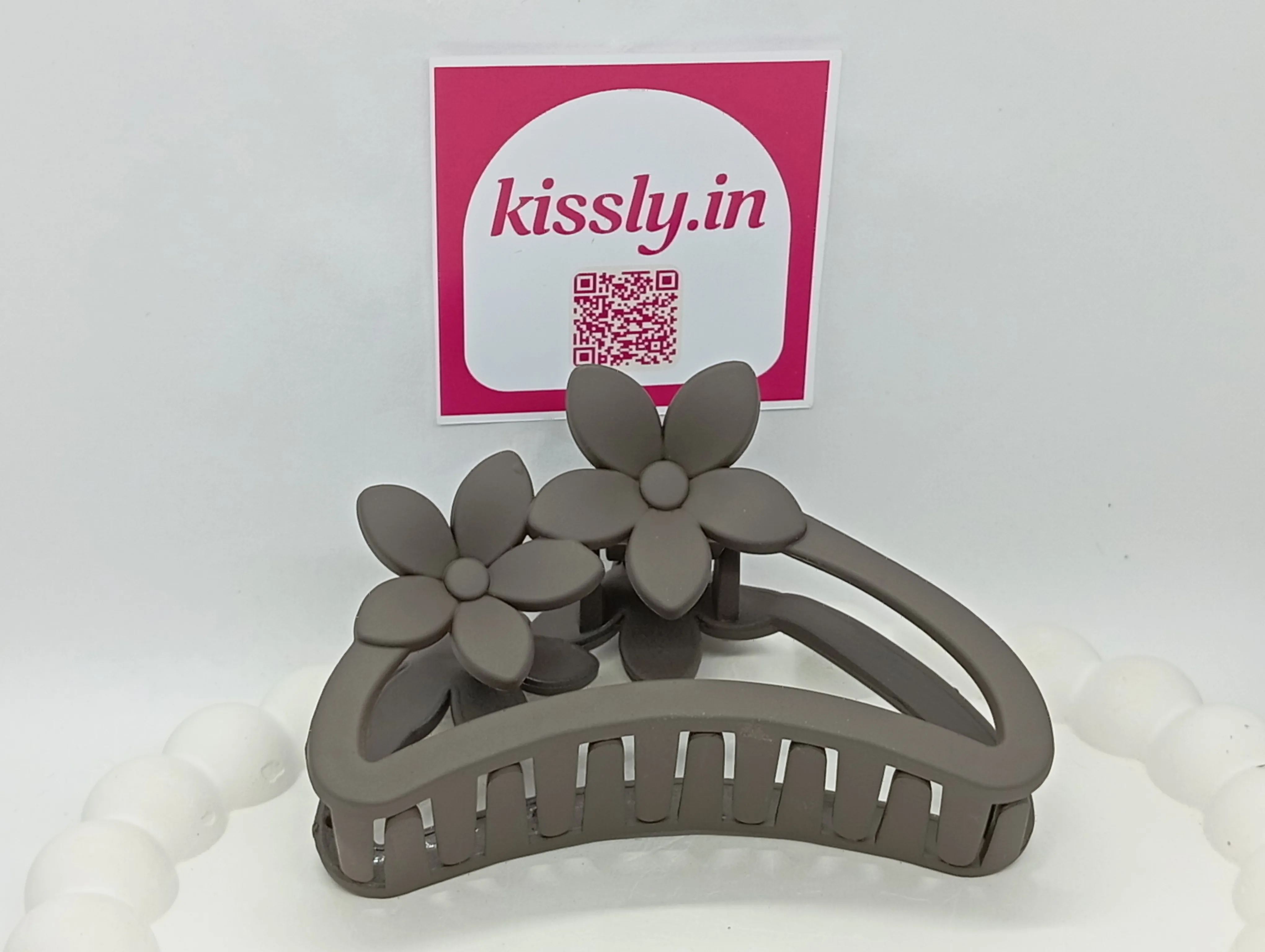 Floral Hair Claw Clip