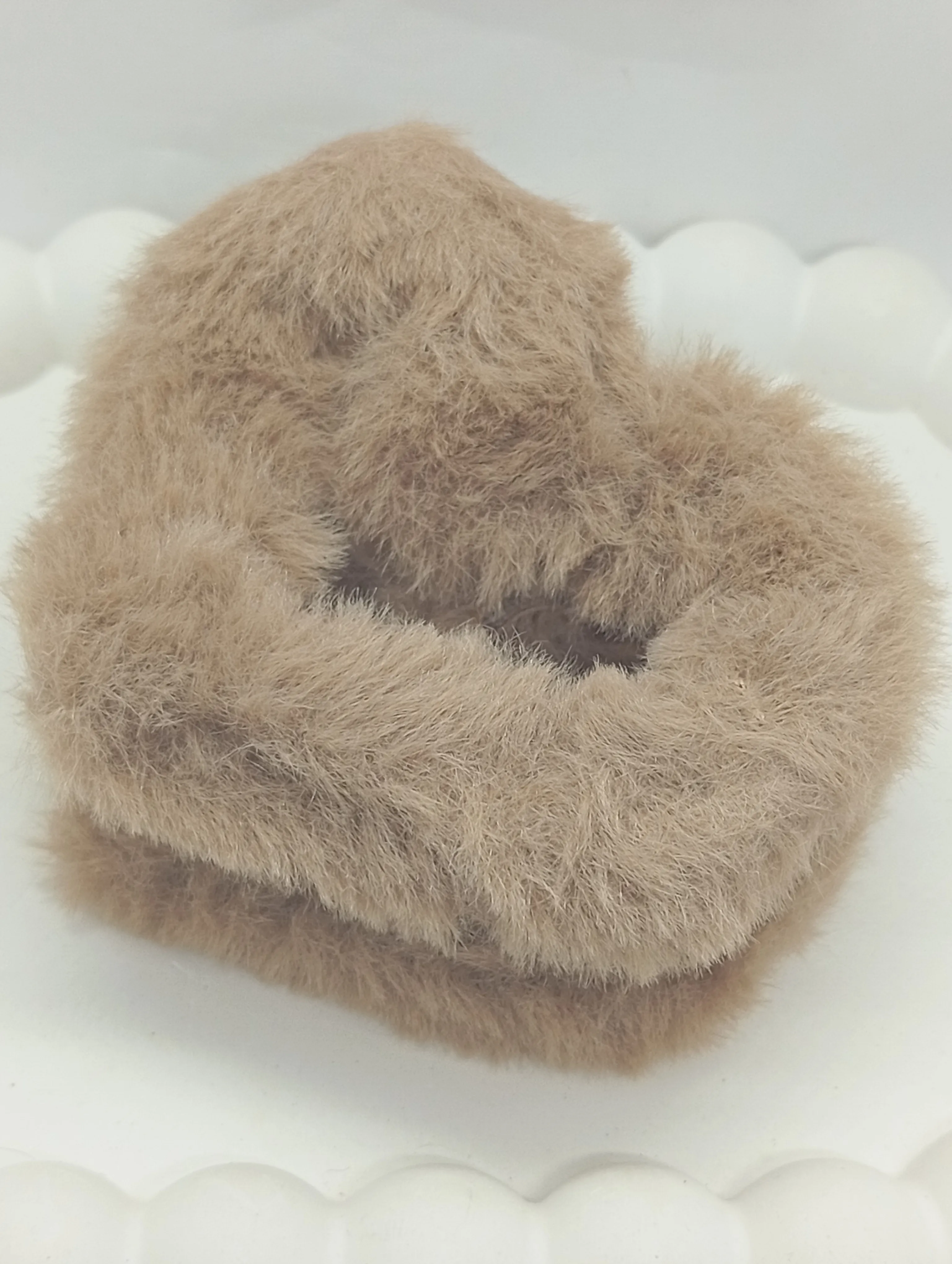 Faux Fur Hair Claw Clip