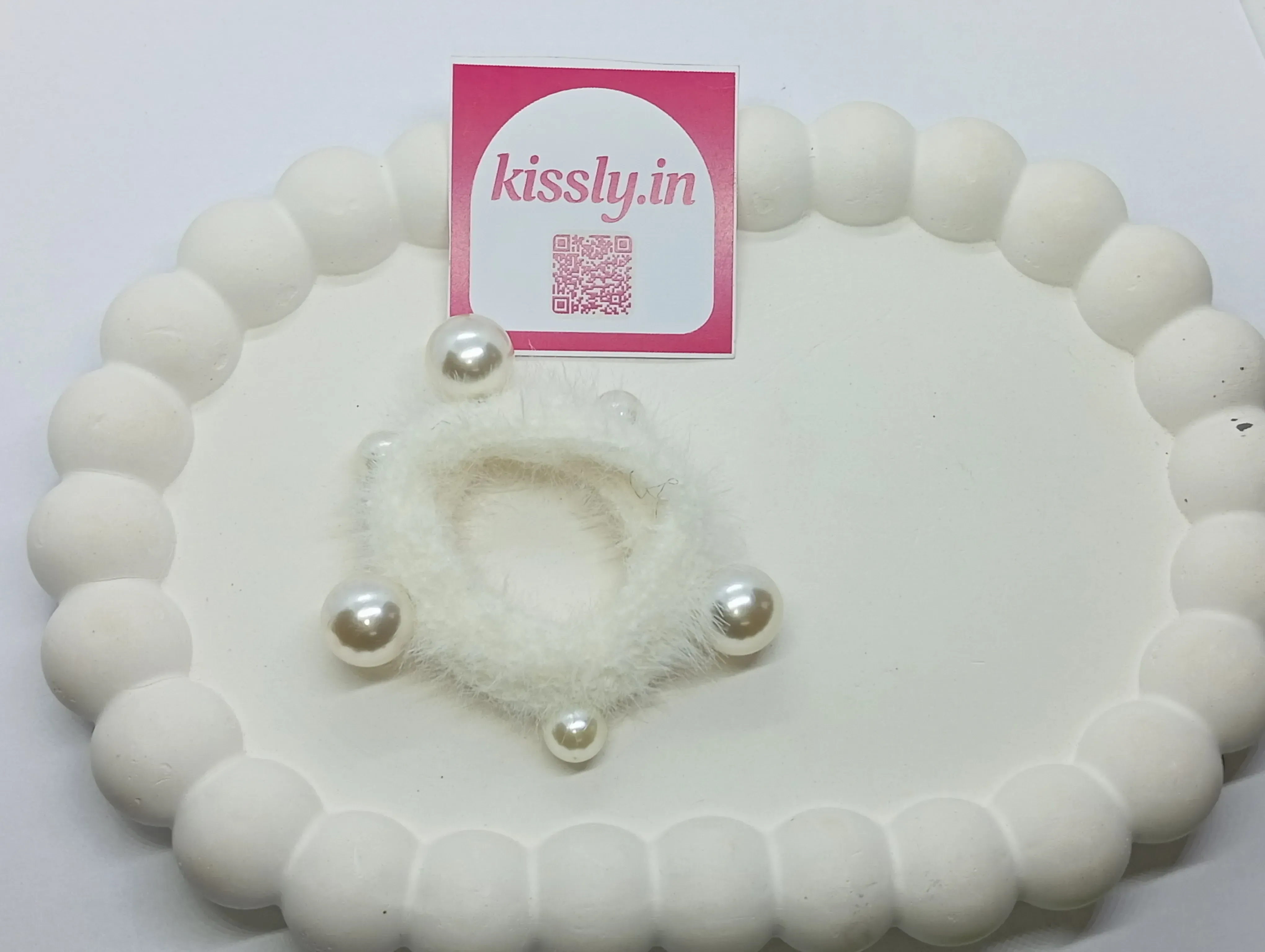 Faux Pearl Hair Tie