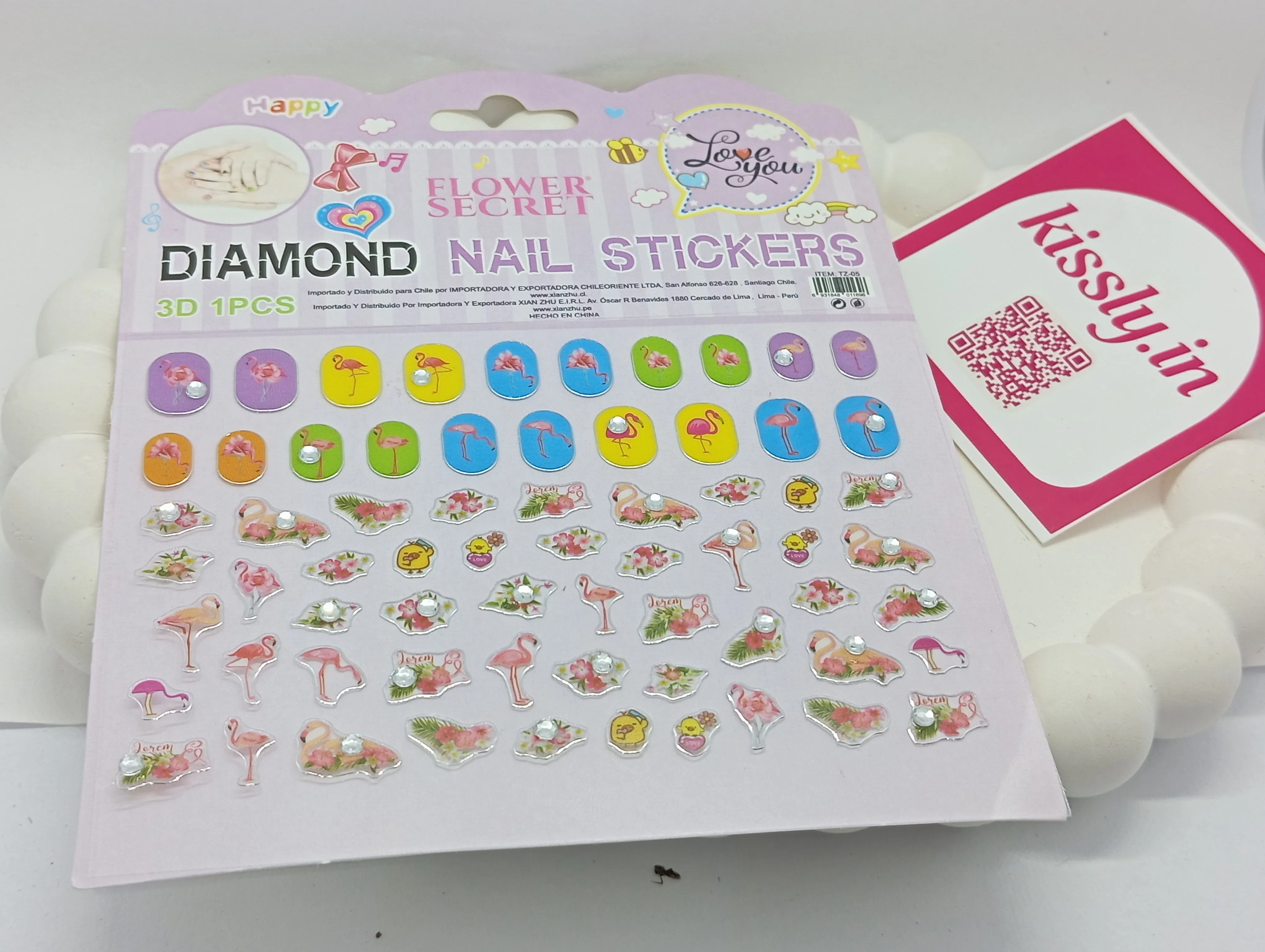 Flower Secret 3D Nail Stickers