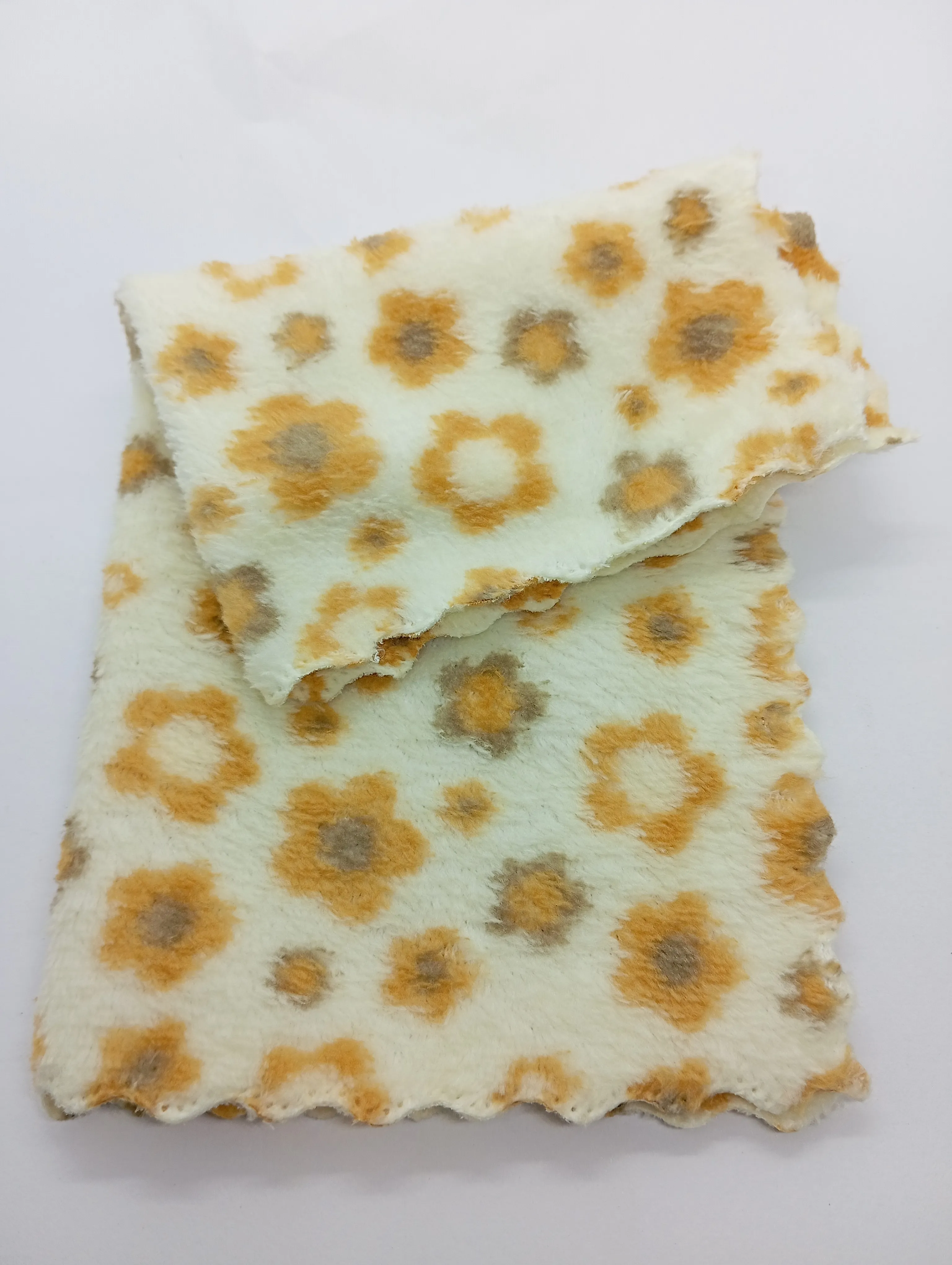 Floral Patterned Fleece Fabric