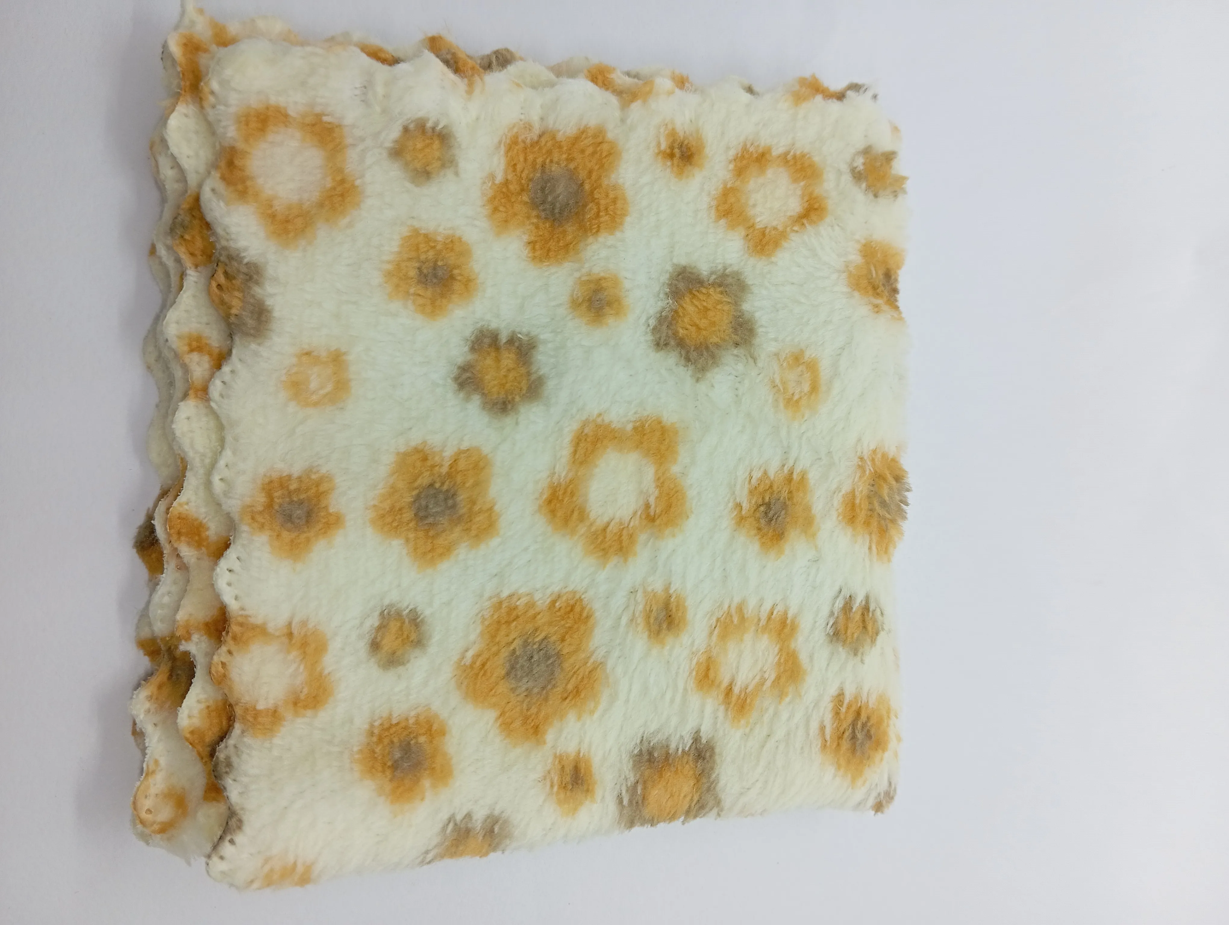 Floral Patterned Fleece Fabric
