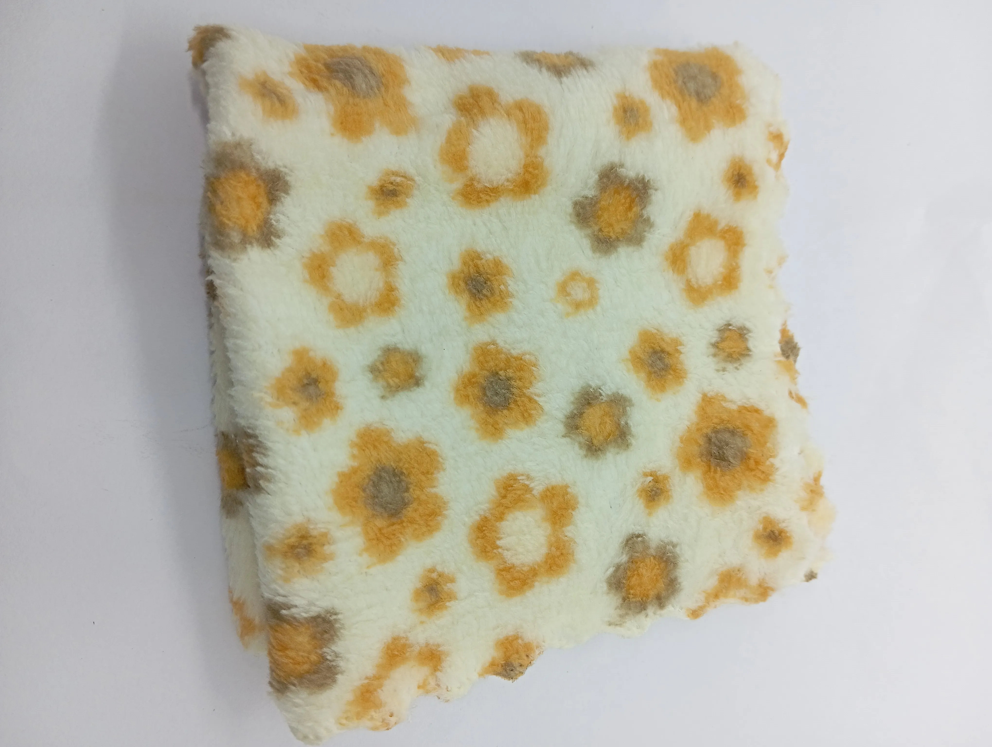 Floral Patterned Fleece Fabric