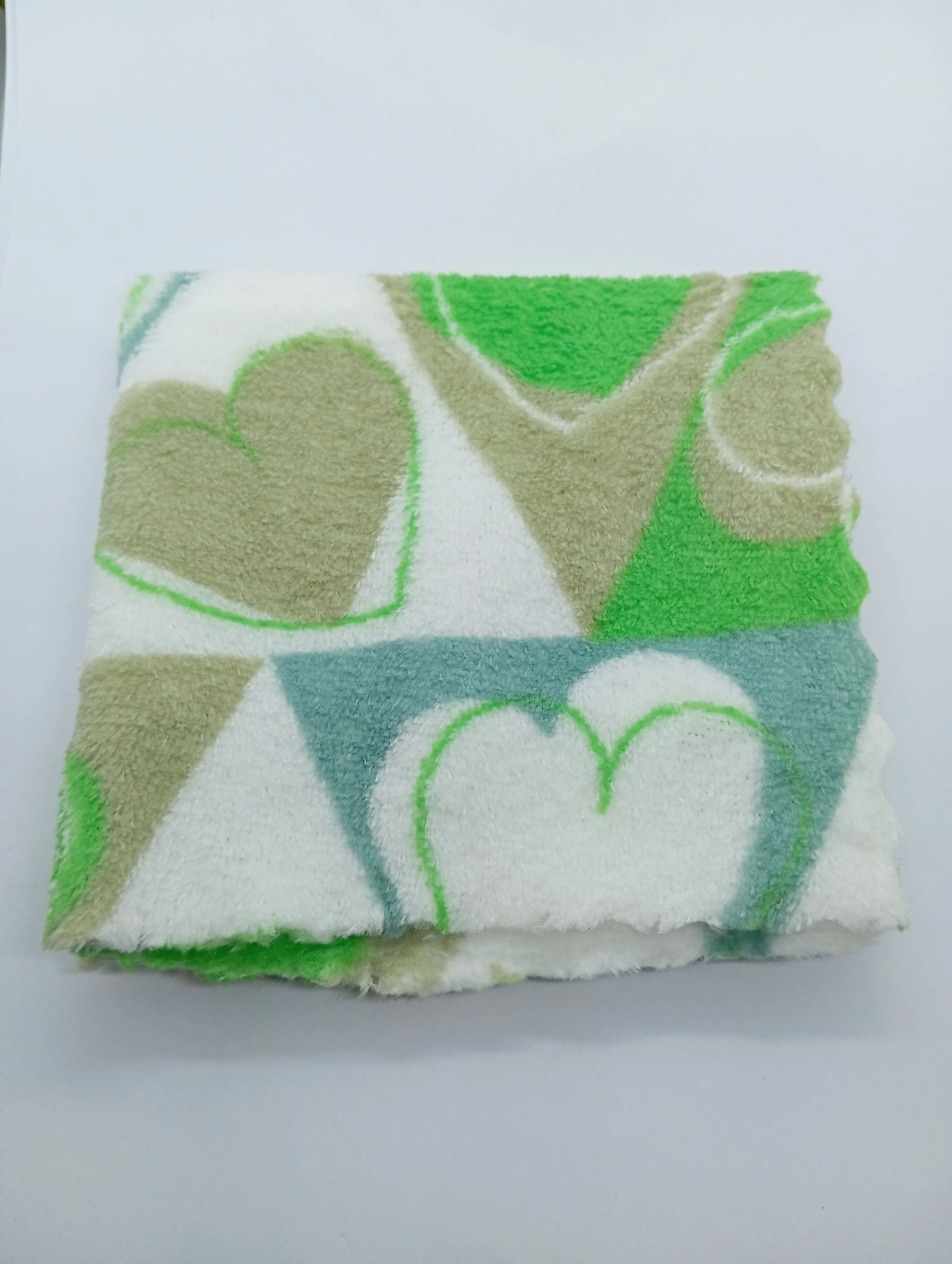Heart Patterned Fleece Blanket