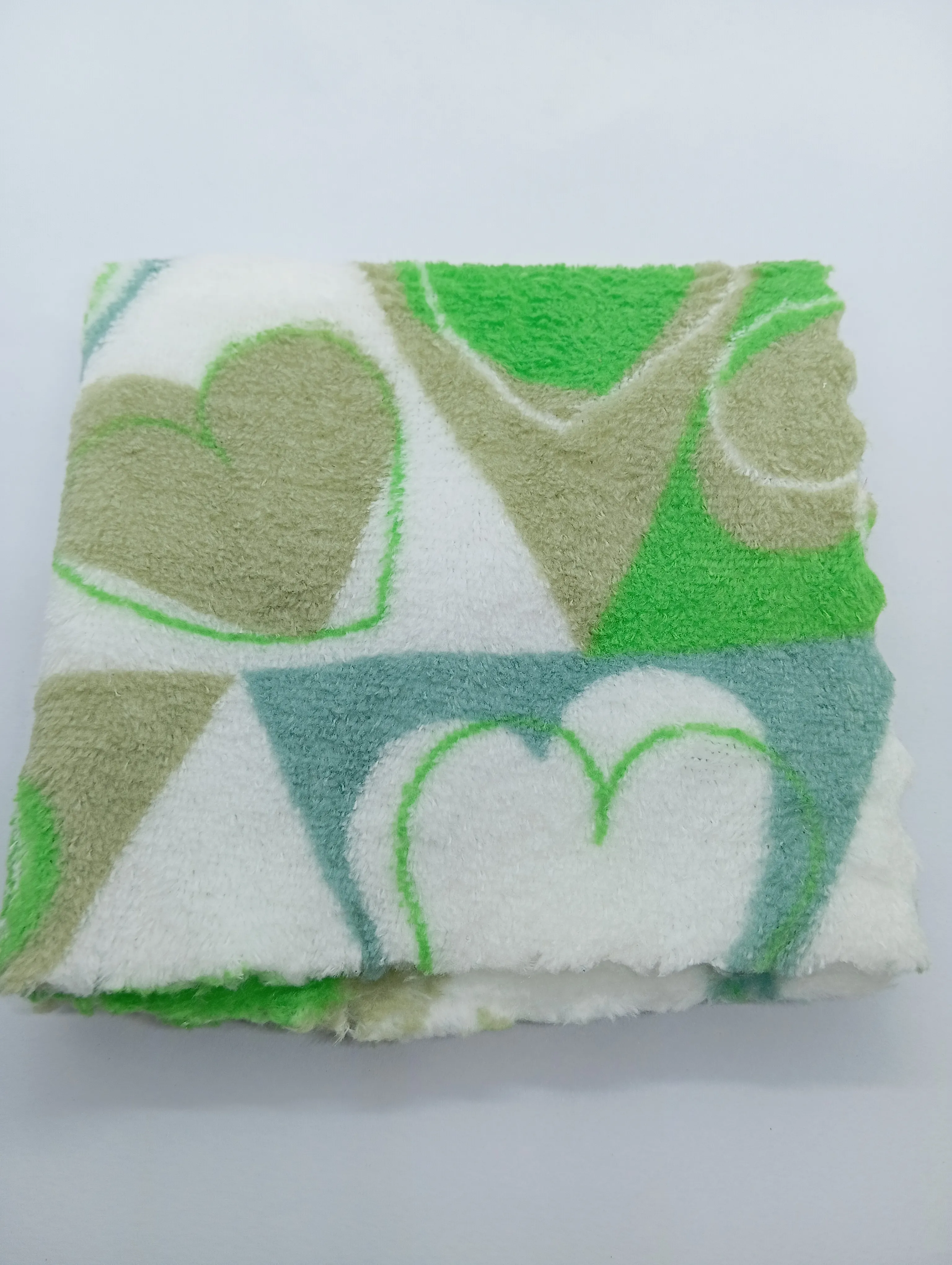 Heart Patterned Fleece Blanket