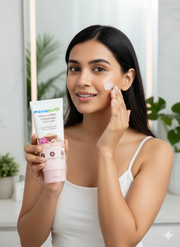 Mamaearth Multani Mitti Oil Balance Face Wash