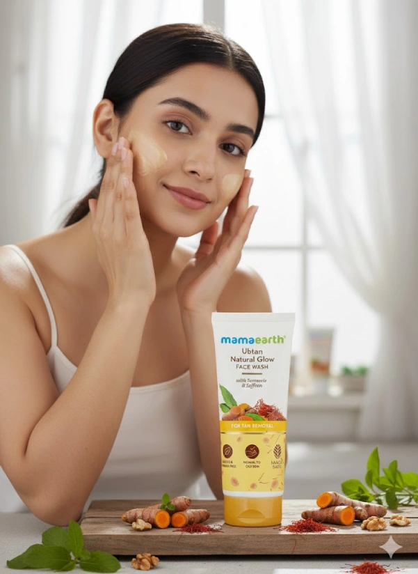 Mamaearth Ubtan Natural Glow Face Wash
