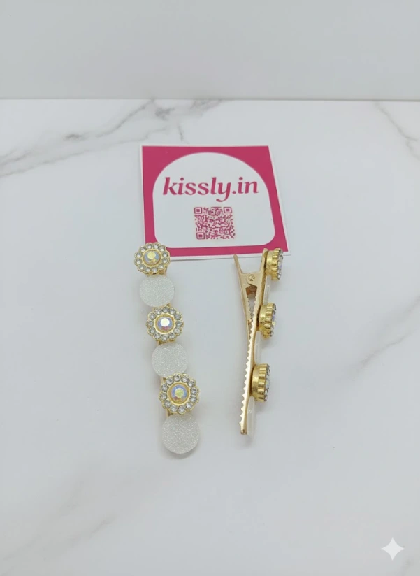 Crystal Flower Hair Clip