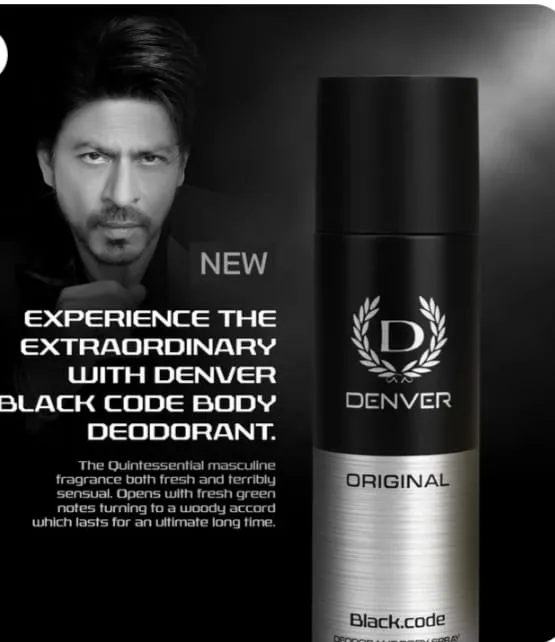 Denver Black Code Deodorant Body Spray